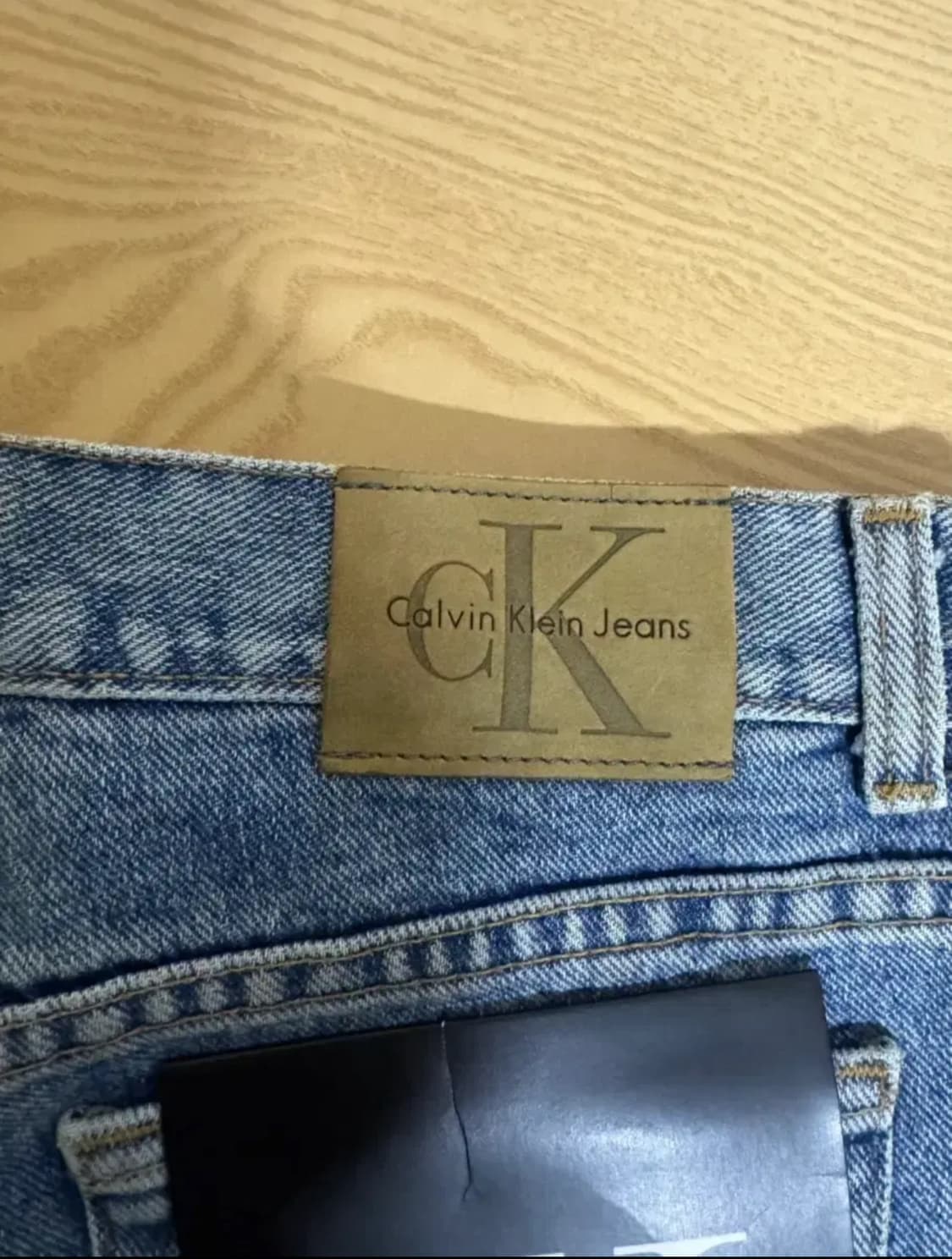 Calvin Klein Easy Low Rider Jeans 빈티지 데님 상품이미지7