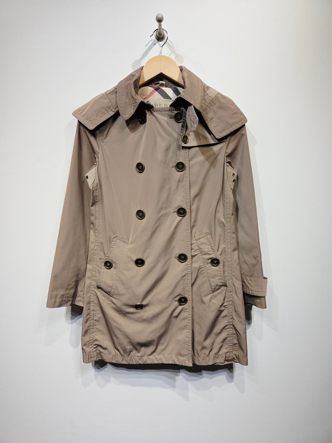 BURBERRY 버버리 브릿 후드 하프 트렌치 자켓 상품이미지2