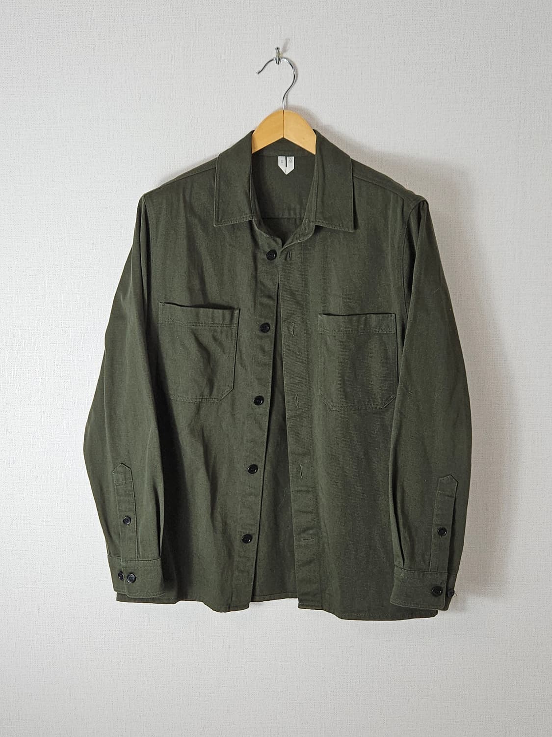 ARKET 아르켓 오가닉 코튼 밀리터리 워크셔츠 자켓 50 (거의새상품) 상품이미지1