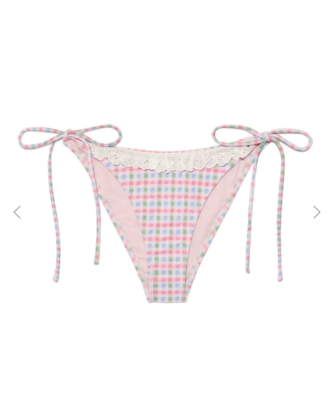 글로니 FRILL BIKINI BOTTOM (CANDY BLOCK) 상품이미지1