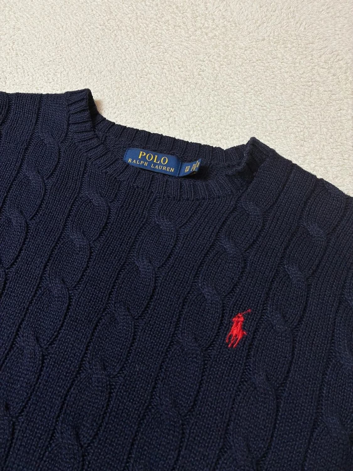 폴로 랄프로렌 시그니처 포니 케이블 니트 PN7798 상품이미지3