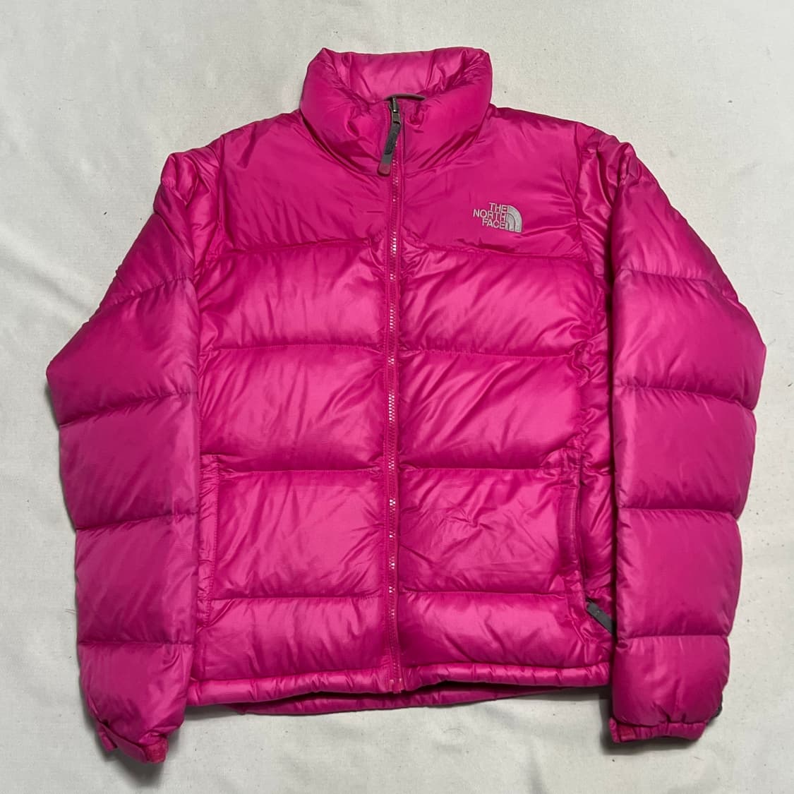 85 노스페이스 여성용 구스다운 핑크 패딩 상품이미지2