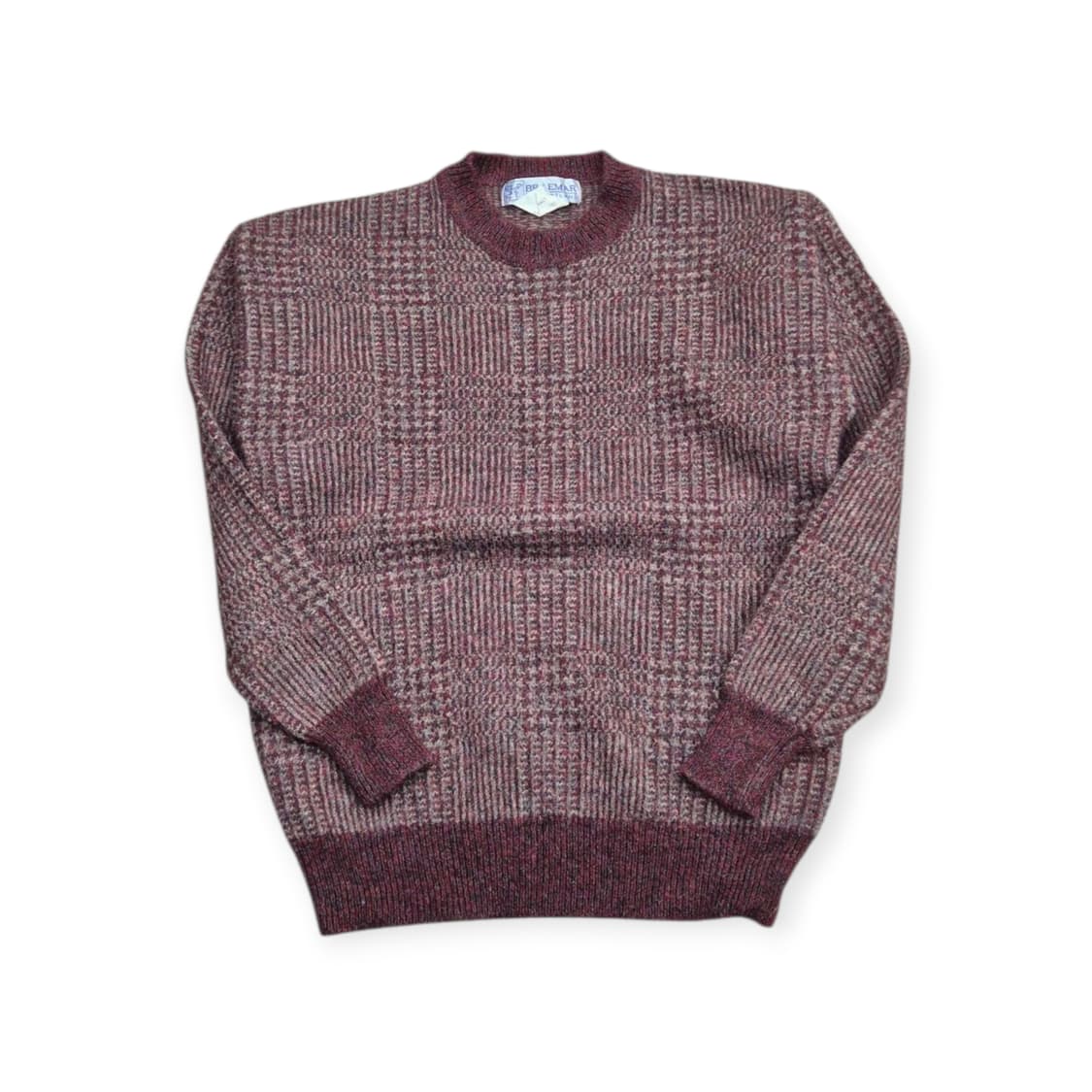 빈티지 체크 스웨터 상품이미지1