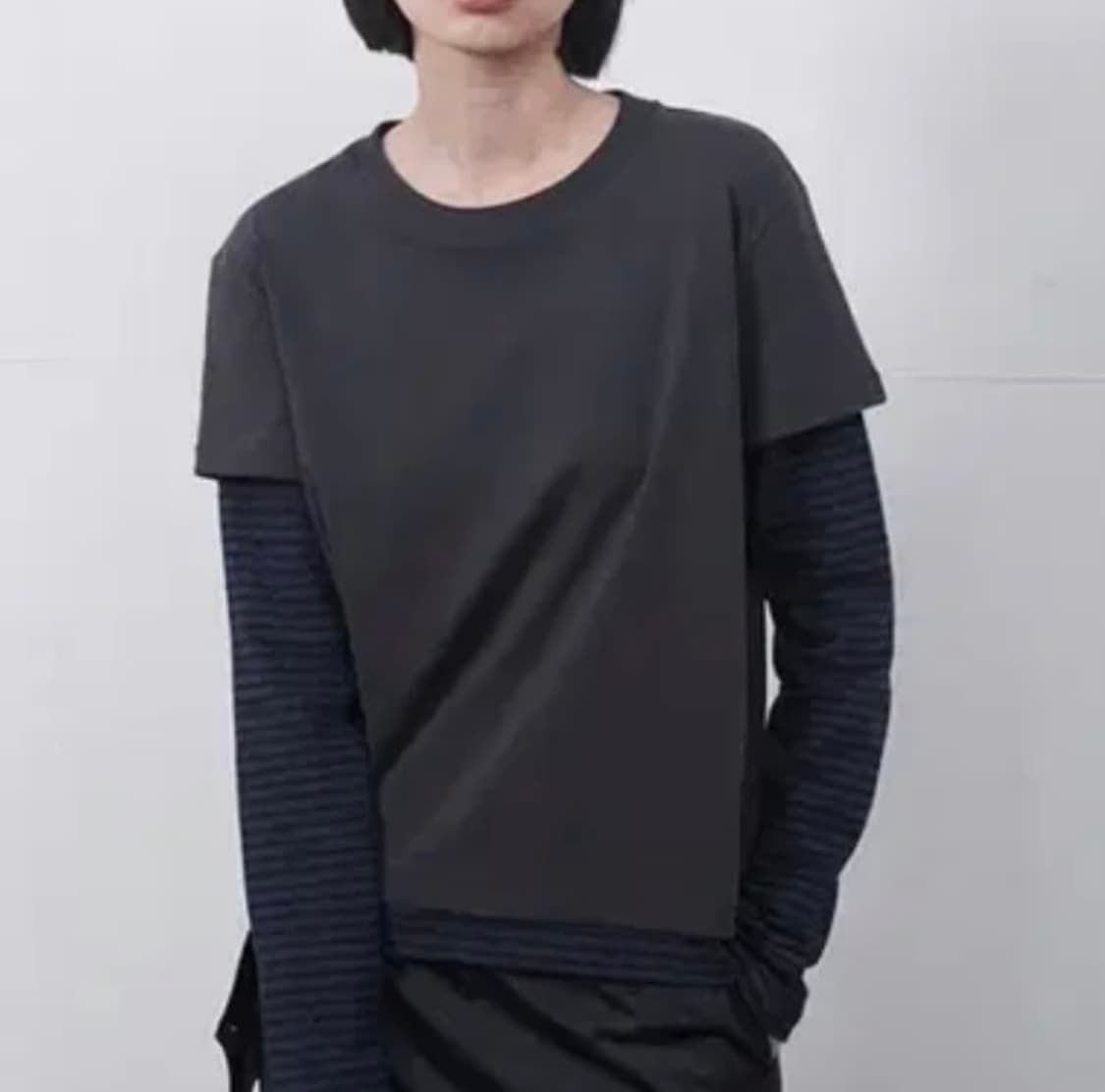 오헤시오 스트라이프 롱슬리브 상품이미지1