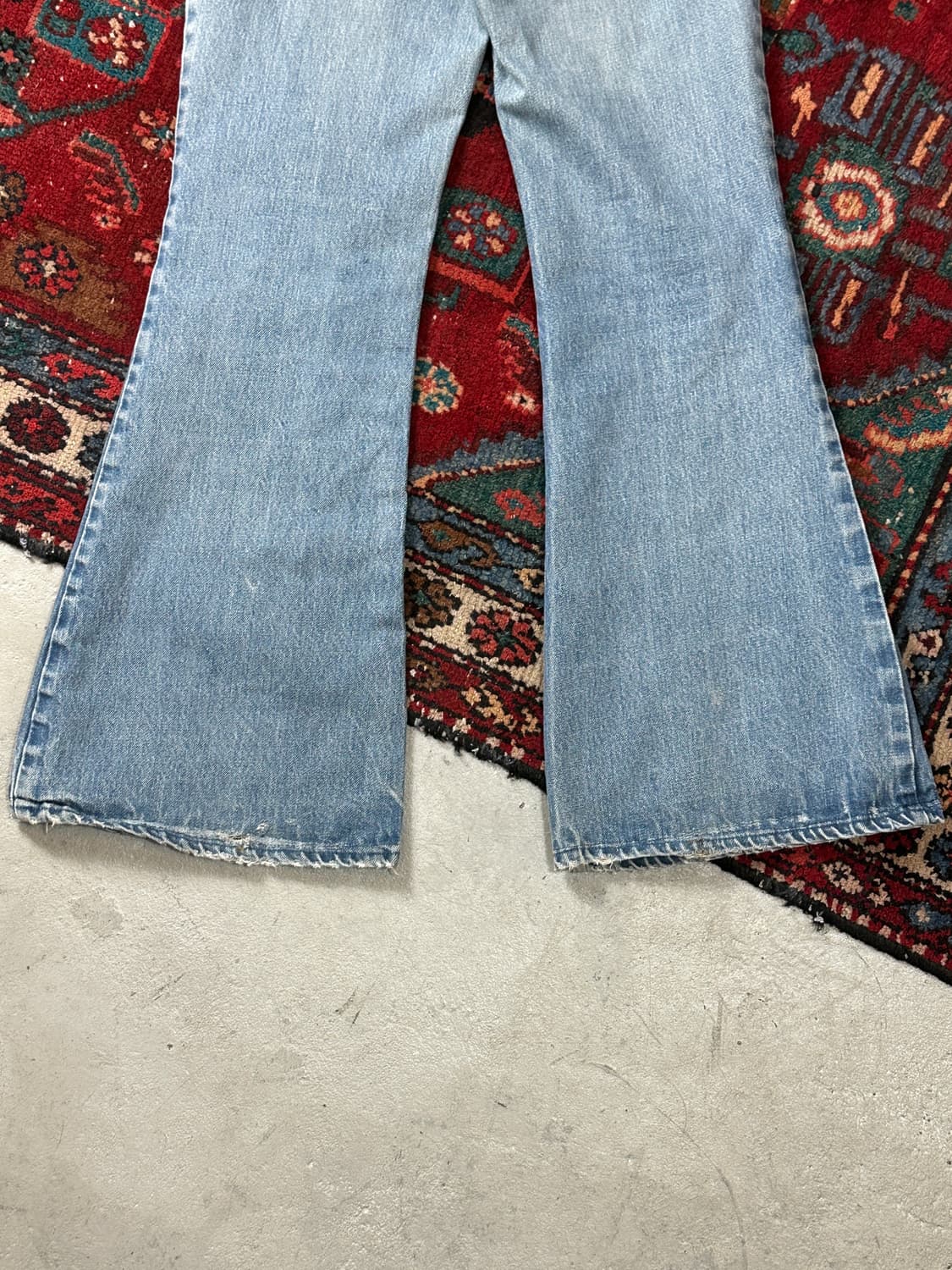 70's USA Made 빈티지 리바이스 684 벨바텀 부츠컷 데님 상품이미지8