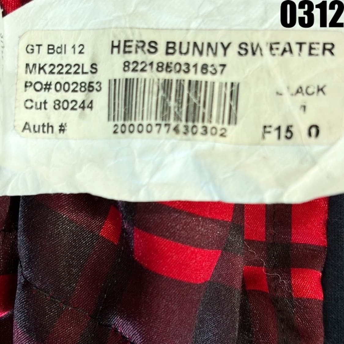 무스너클 Hers Bunny Sweater 후드집업 M 0312 상품이미지5