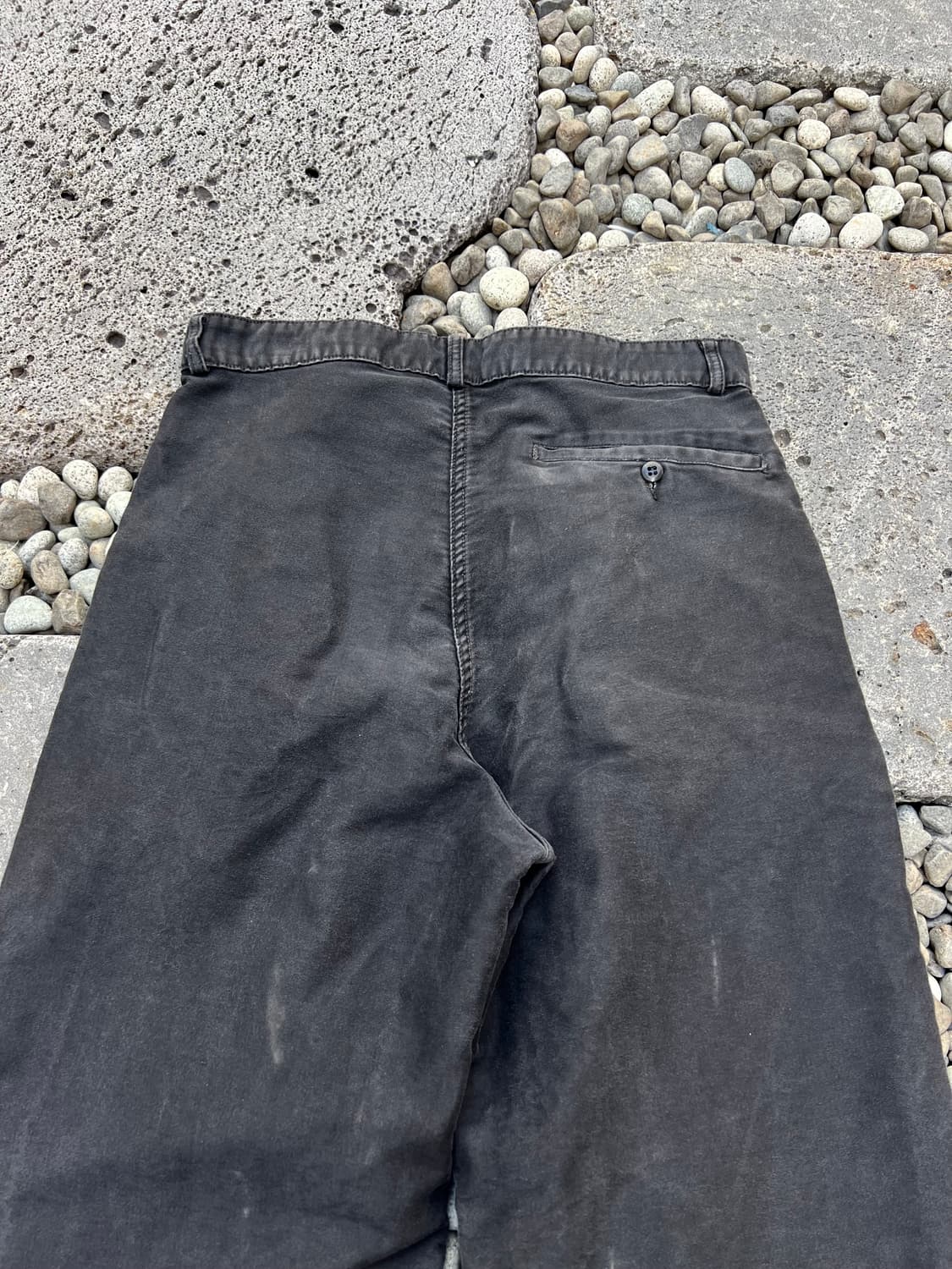 (31인치)OLD EURO BLACK MOLESKIN 블랙몰스킨워크팬츠 상품이미지9