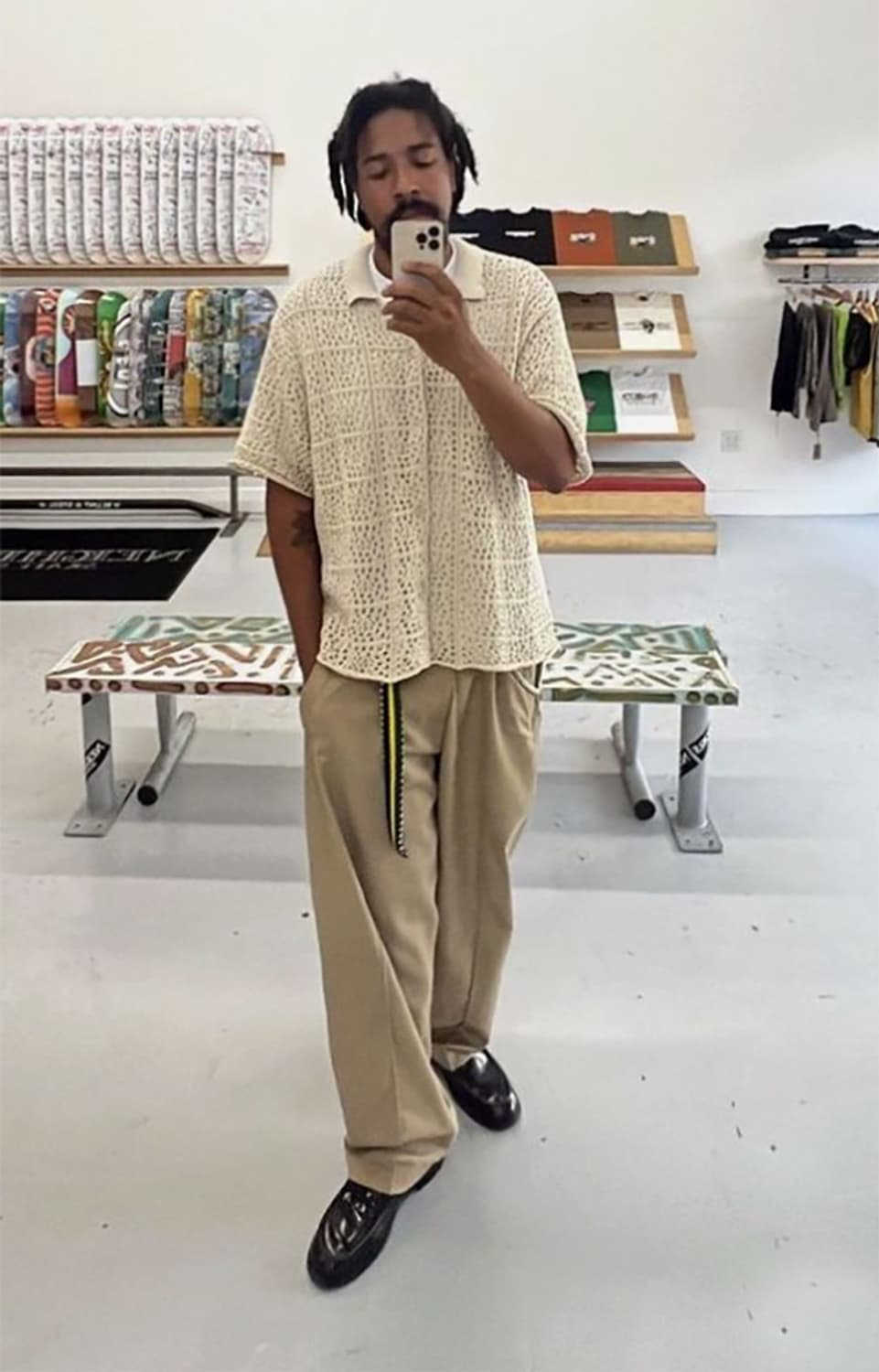 스투시 크로셰 니트 xl 상품이미지7