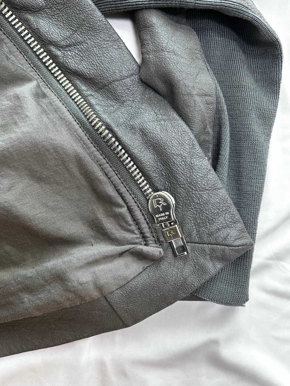 Rick Owens lambskin high-neck jacket 상품이미지4