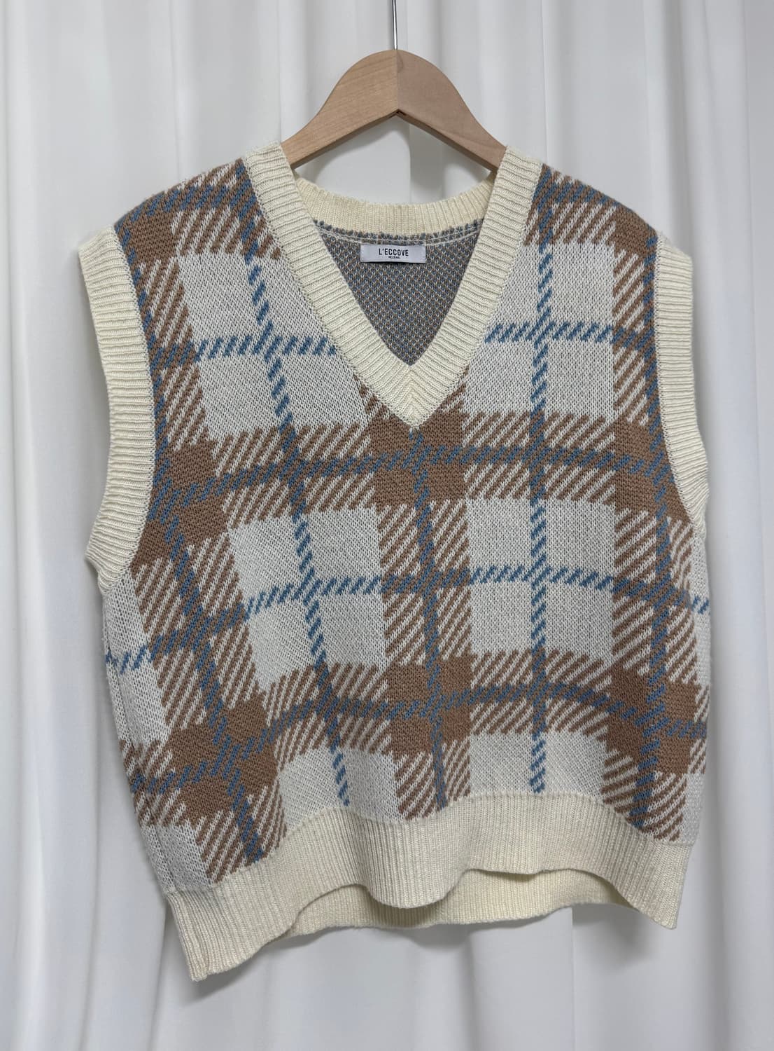 L'ECCOVE 레코브 니트 조끼 상품이미지3