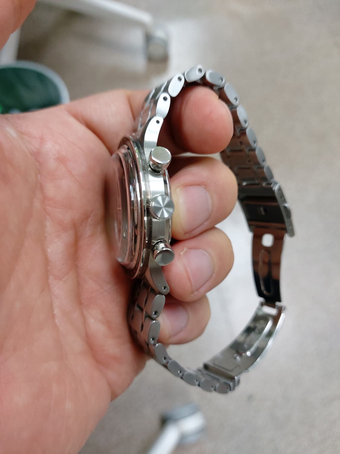 세이코 크로노그래프 그린 상품이미지2