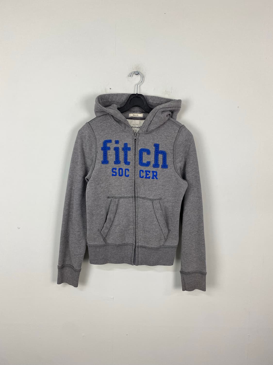 아베크롬비 그레이 후드집업 키즈 M 상품이미지1