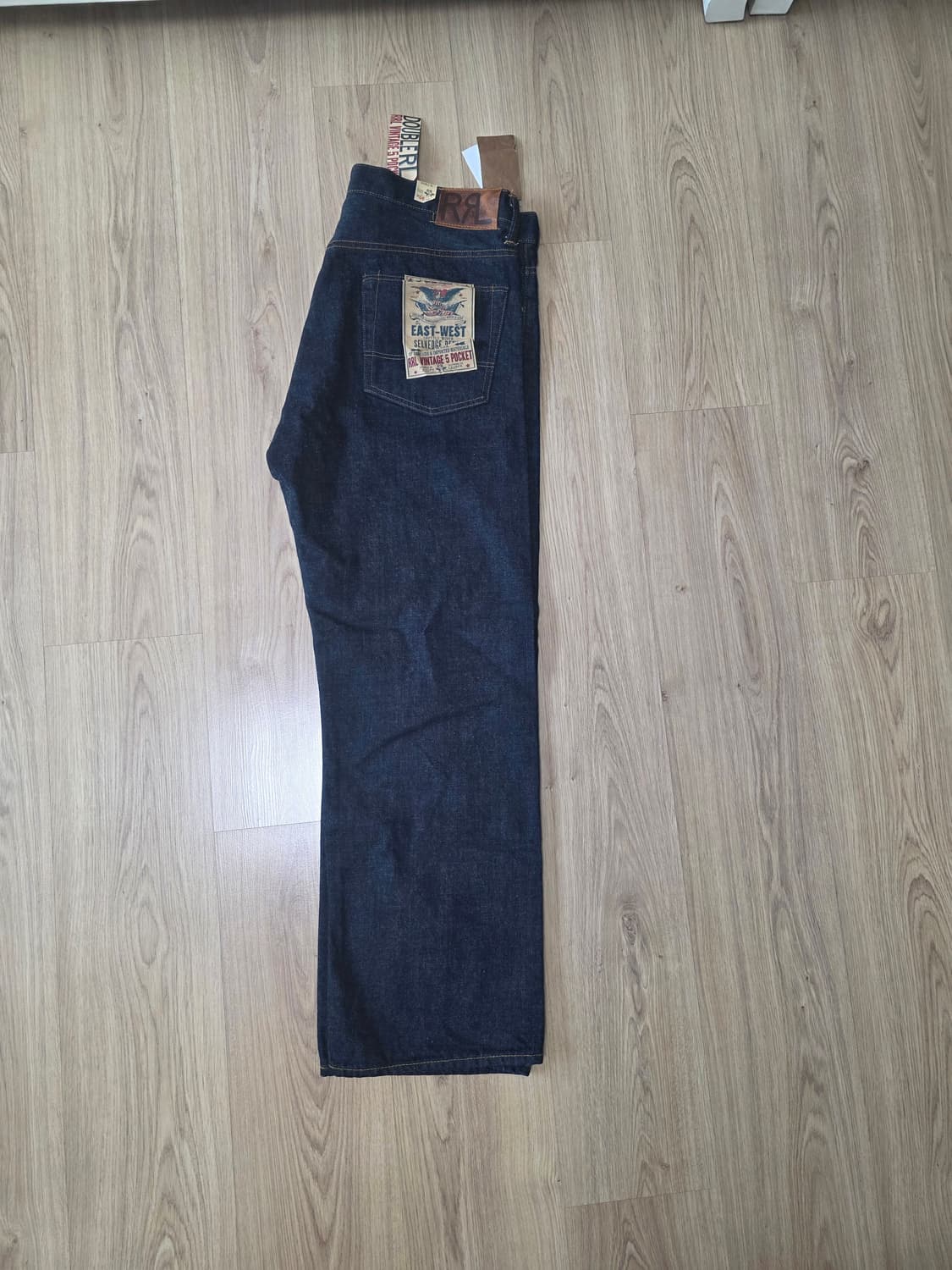RRL 빈티지 파이브포켓 이스트웨스트 셀비지 진 상품이미지2