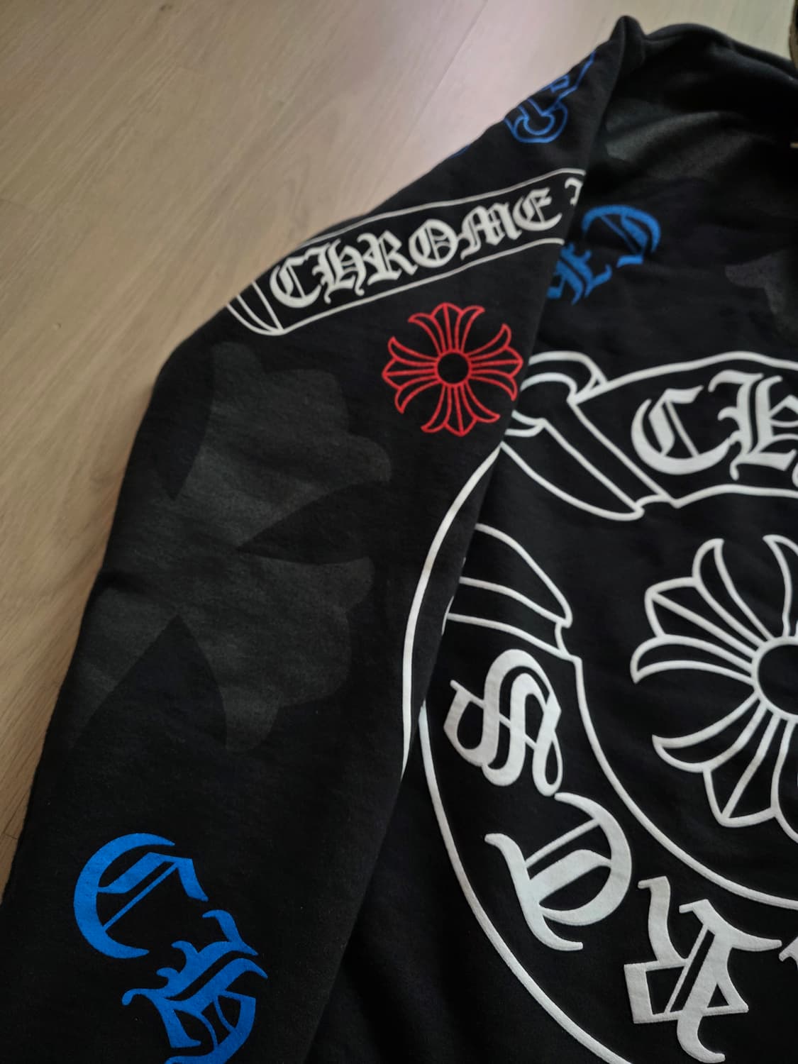 [xxl,새상품급]크롬하츠 스텐실 후드티 상품이미지6