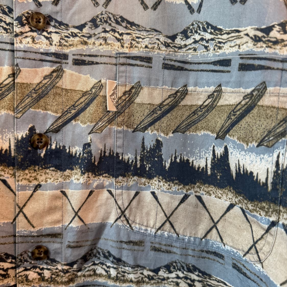 아웃피터스 패턴셔츠 XL 상품이미지3