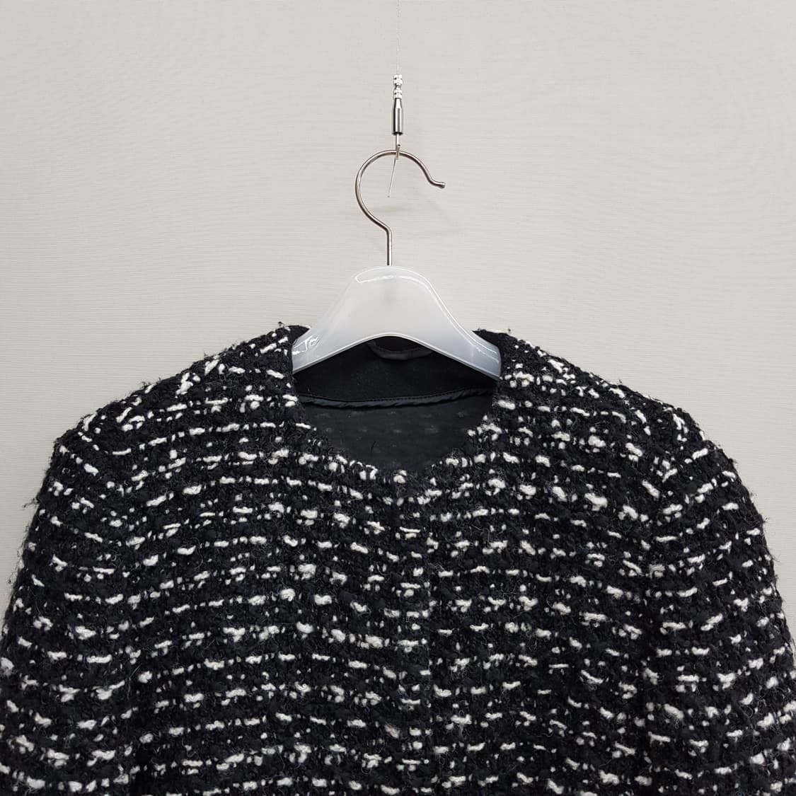 에르마노설비노 울소재 트위드 자켓 IT 40사이즈 상품이미지2