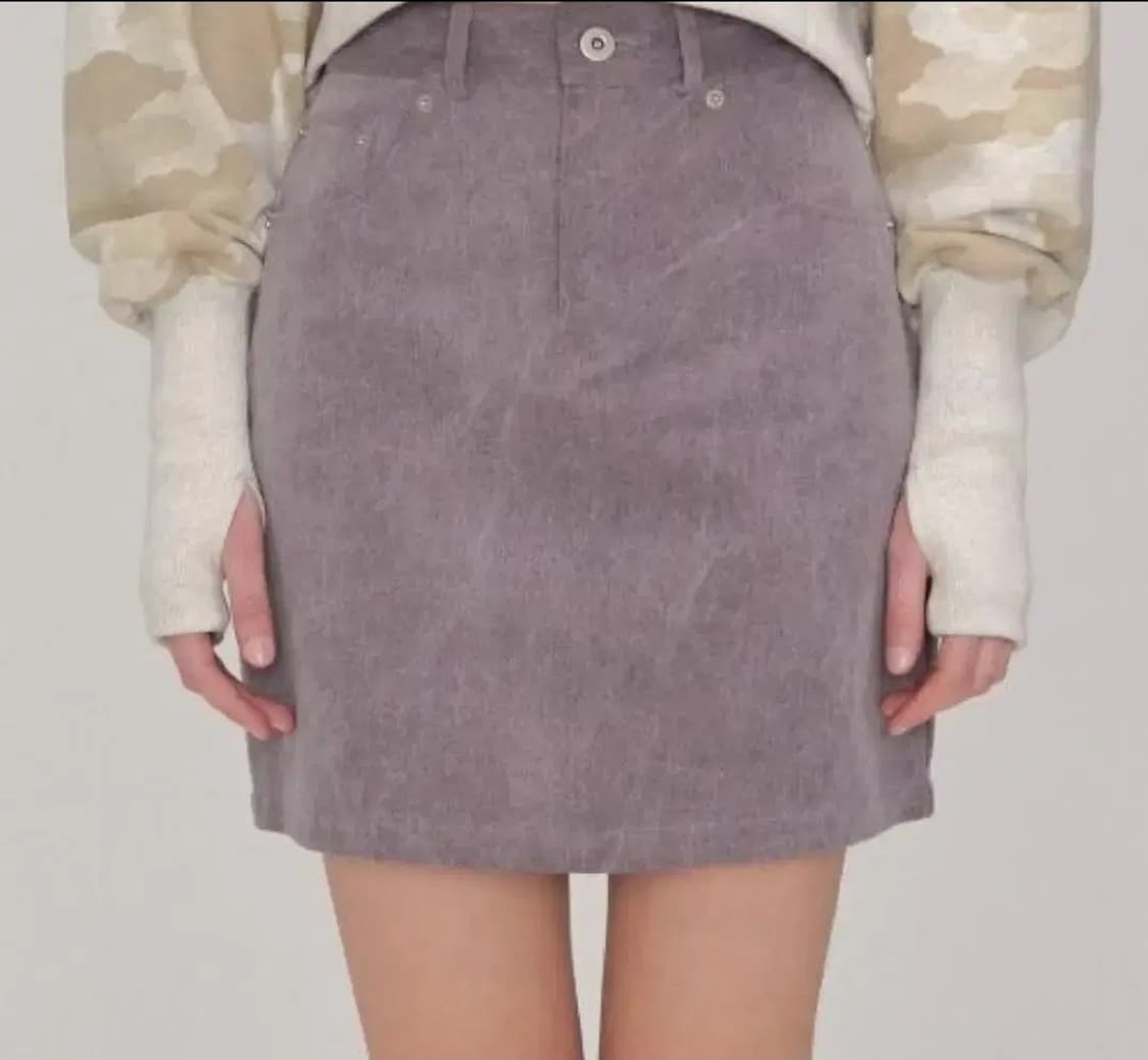 스컬프터 19SS 피그먼트 워시 셔츠 (퍼플) 상품이미지2