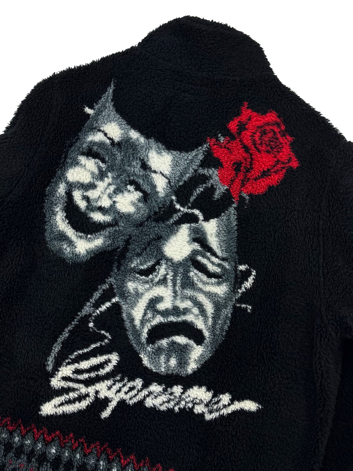 슈프림 드라마 마스크 플리스 자켓 블랙 상품이미지4