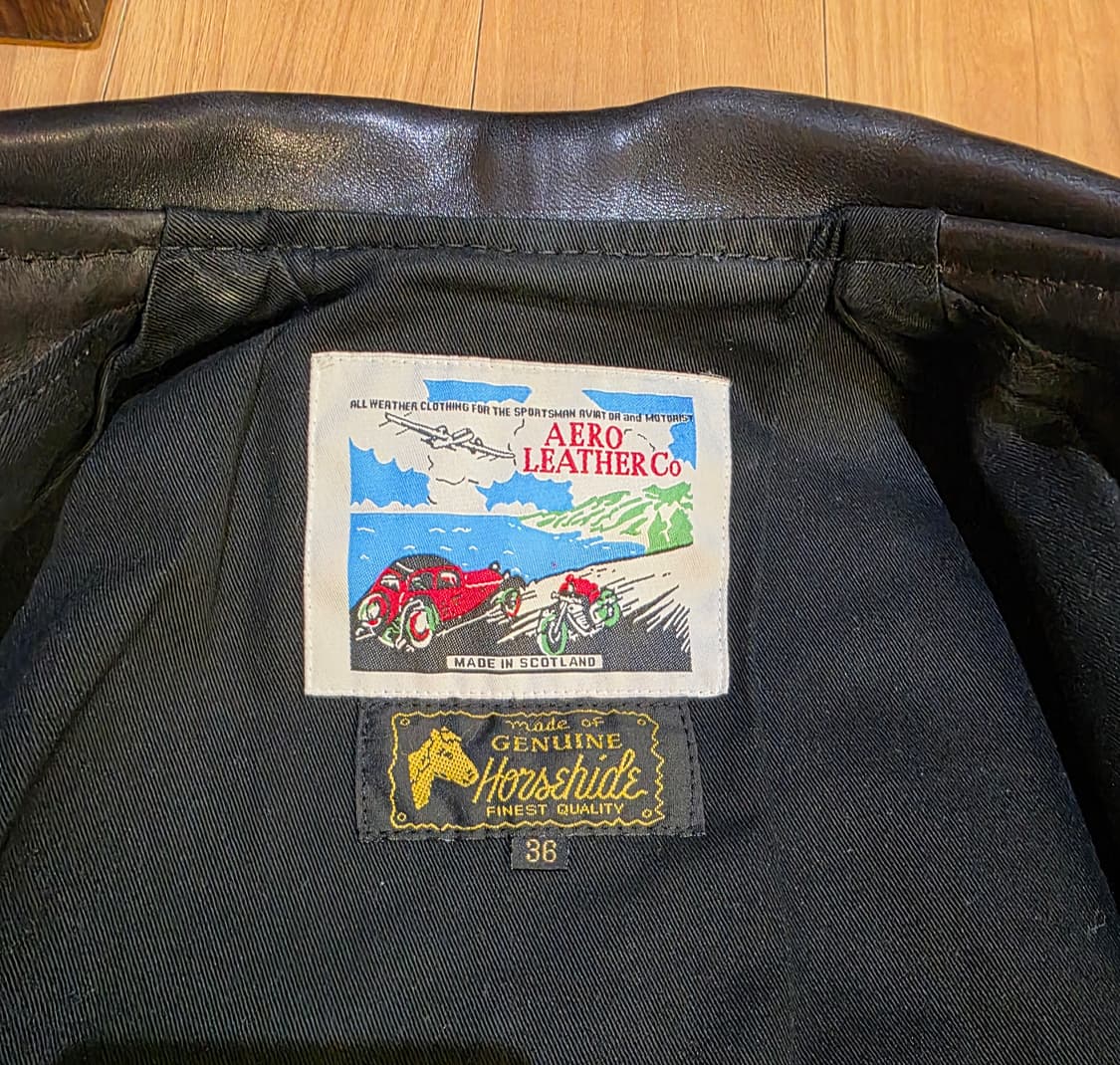 에어로레더 하이웨이맨 (크롬악셀 말가죽 자켓) 36 상품이미지6