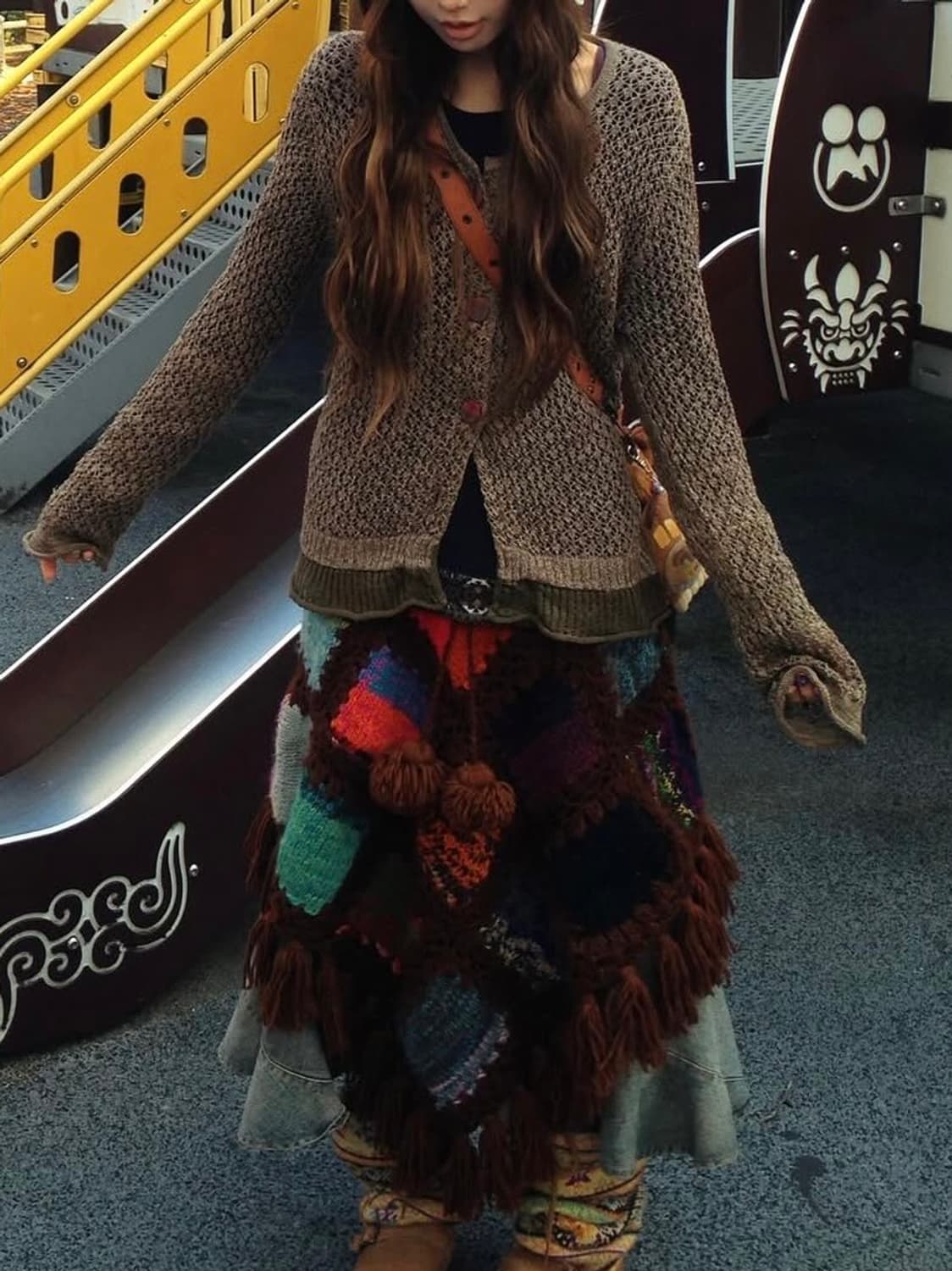crochet poncho 상품이미지2
