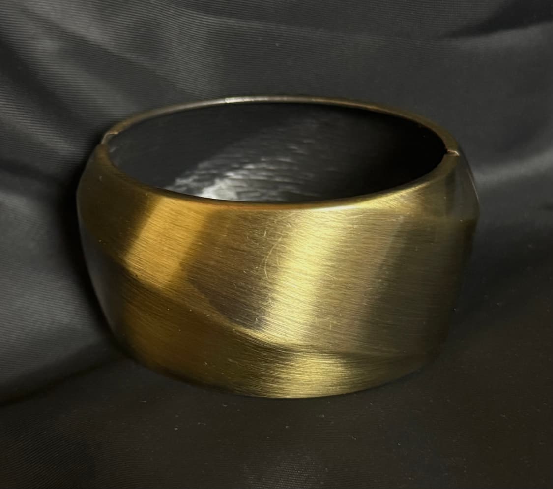 Gold Steel Bangle Bracelet 상품이미지1