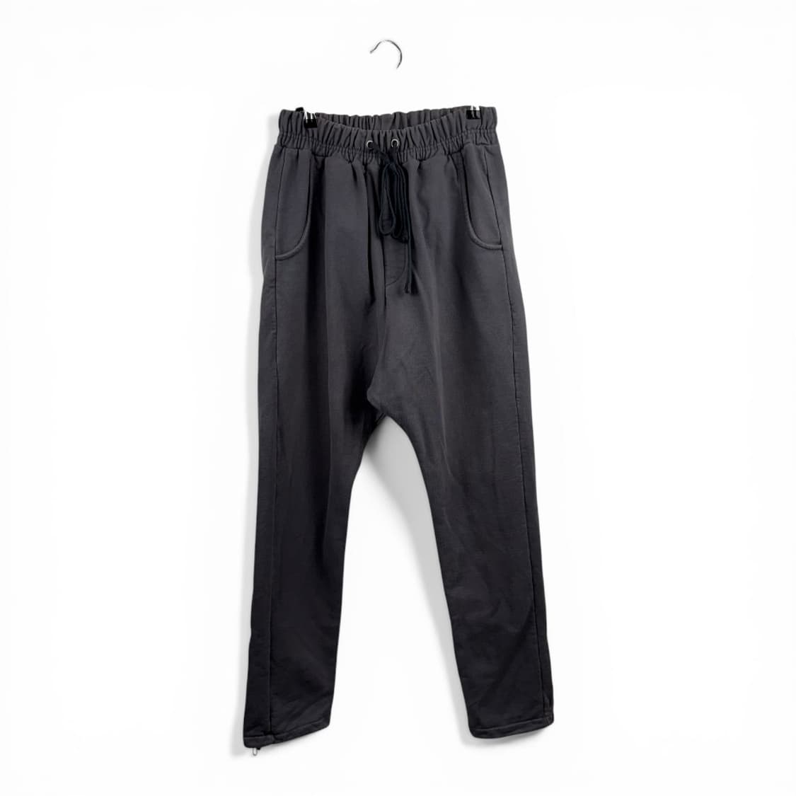 (2) 어텐션로우 피그먼트 스트링 스웻 팬츠 차콜 상품이미지1