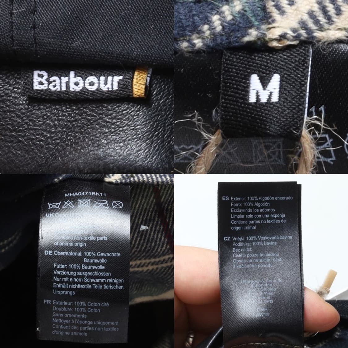 바버 Barbour Hunting cap  상품이미지8