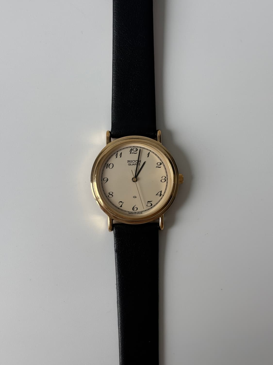 1990년대 아라빅 인덱스 골드 쿼츠 남성 상품이미지4