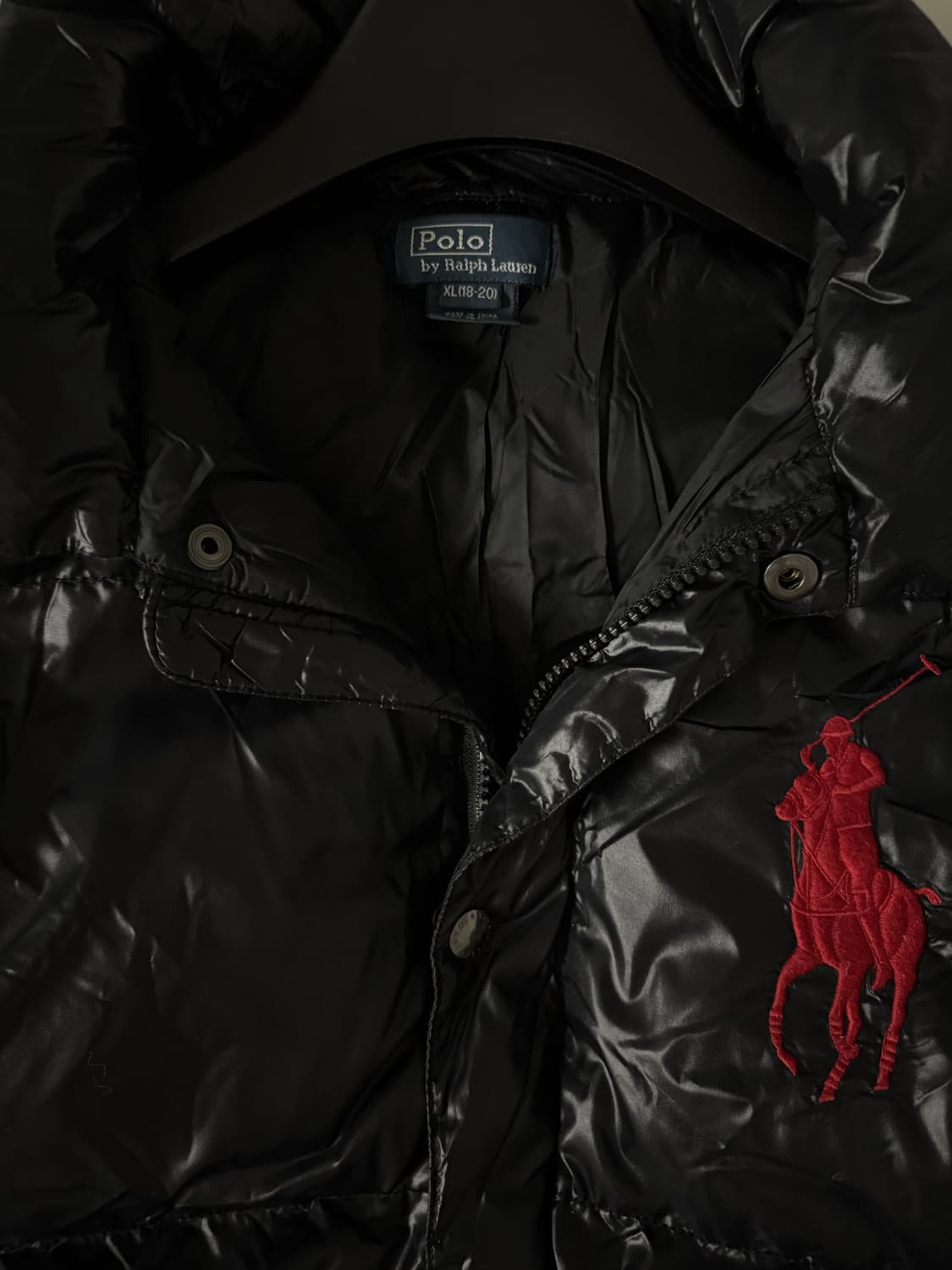 폴로 빅포니 유광 패딩 상품이미지4