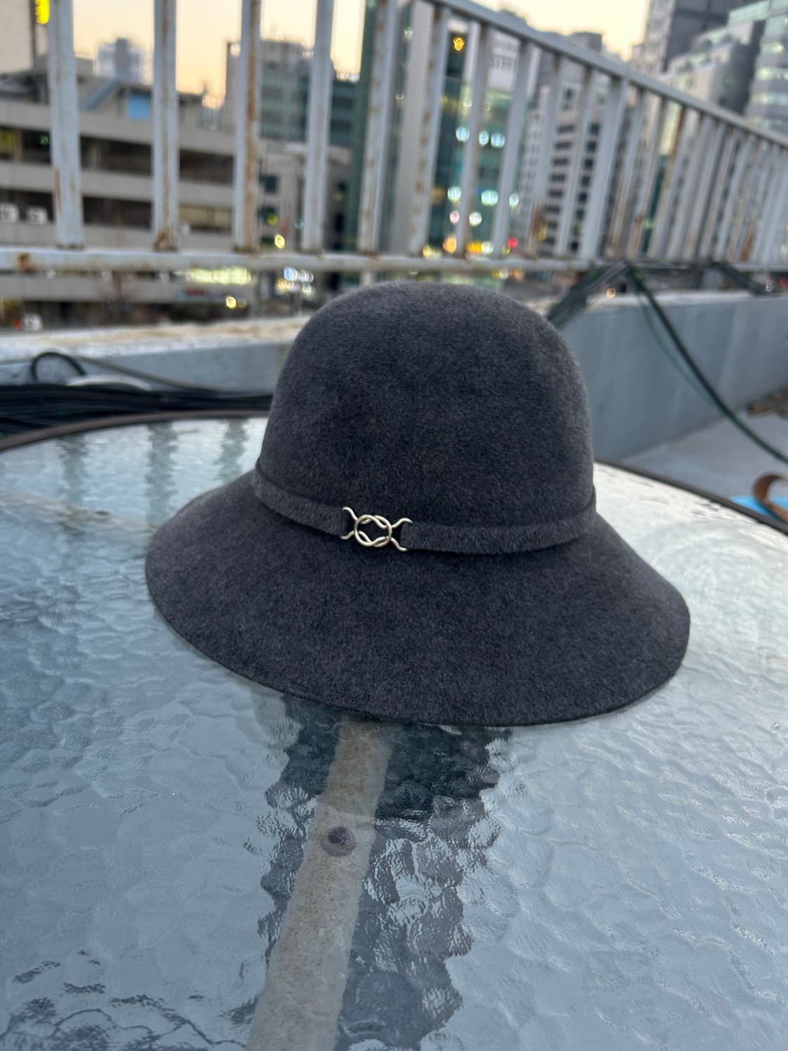 헬렌카민스키 펠트모자 회색L 상품이미지1