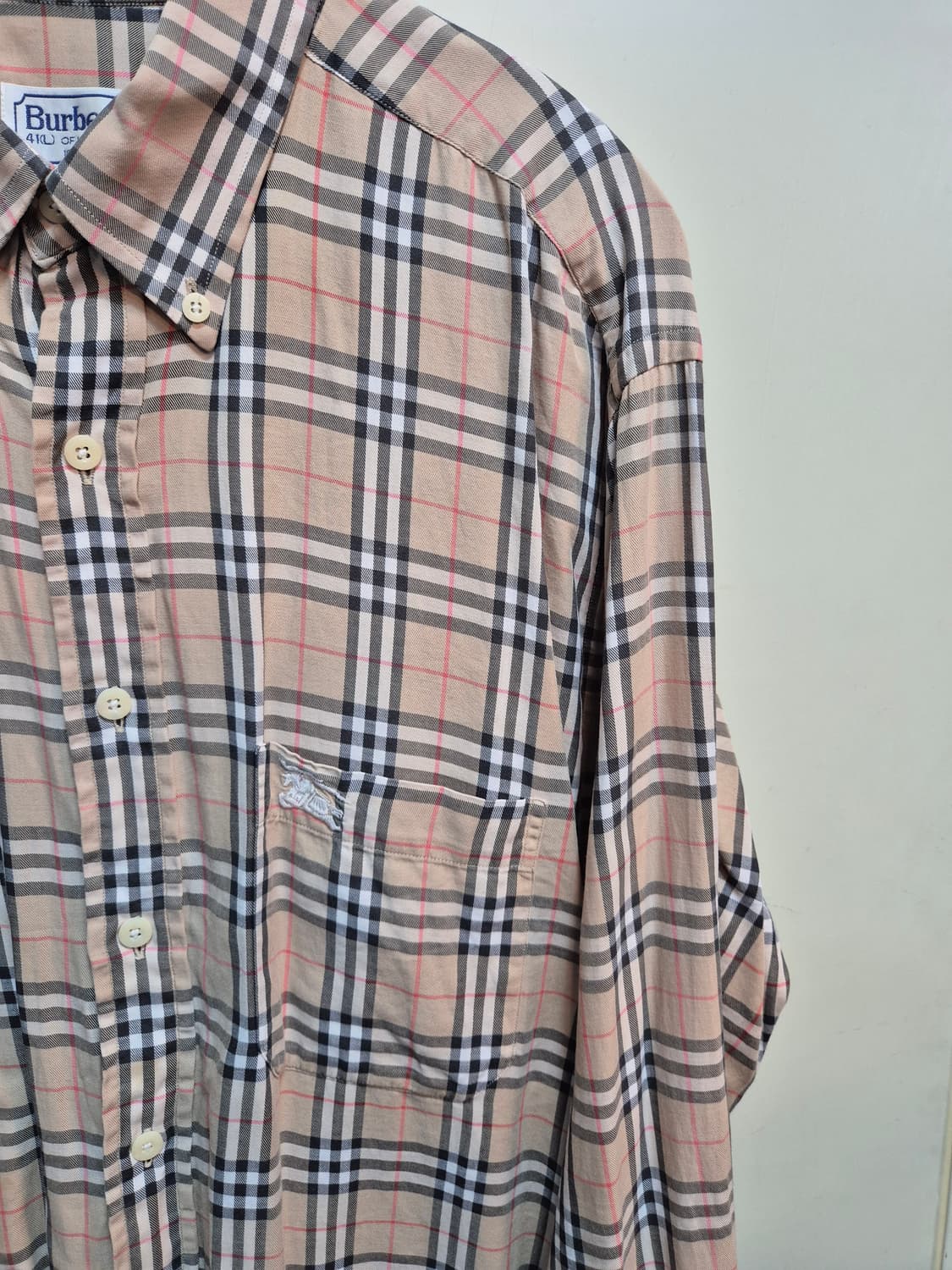 버버리 체크 셔츠 상품이미지2