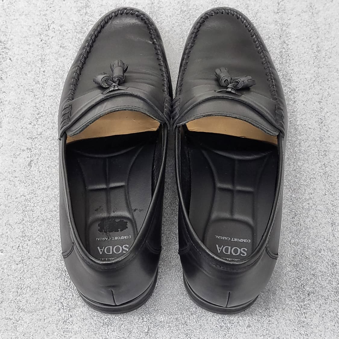 소다 남성 컴포트 캐주얼 로퍼 블랙 245mm 상품이미지4