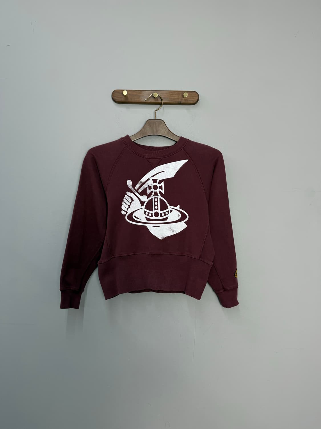 비비안 웨스트우드 앵글로매니아 버건디 스웻셔츠 H2024 상품이미지2