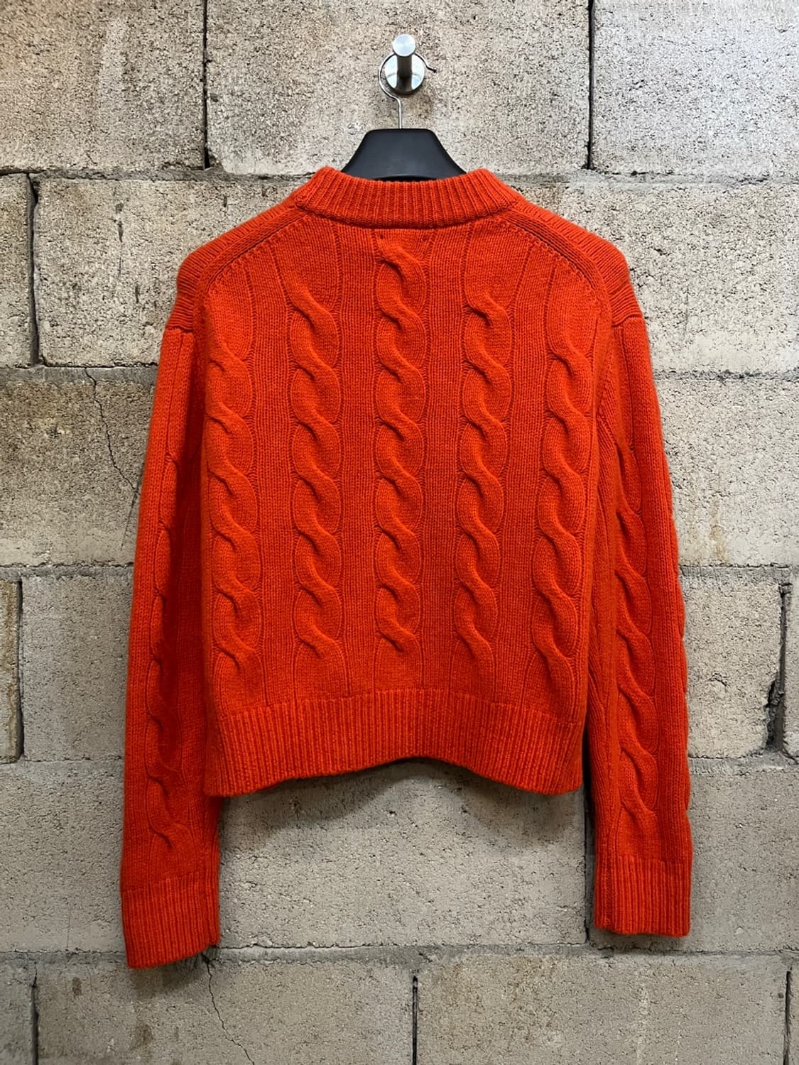 폴로 랄프로렌 오렌지 울 니트 상품이미지5