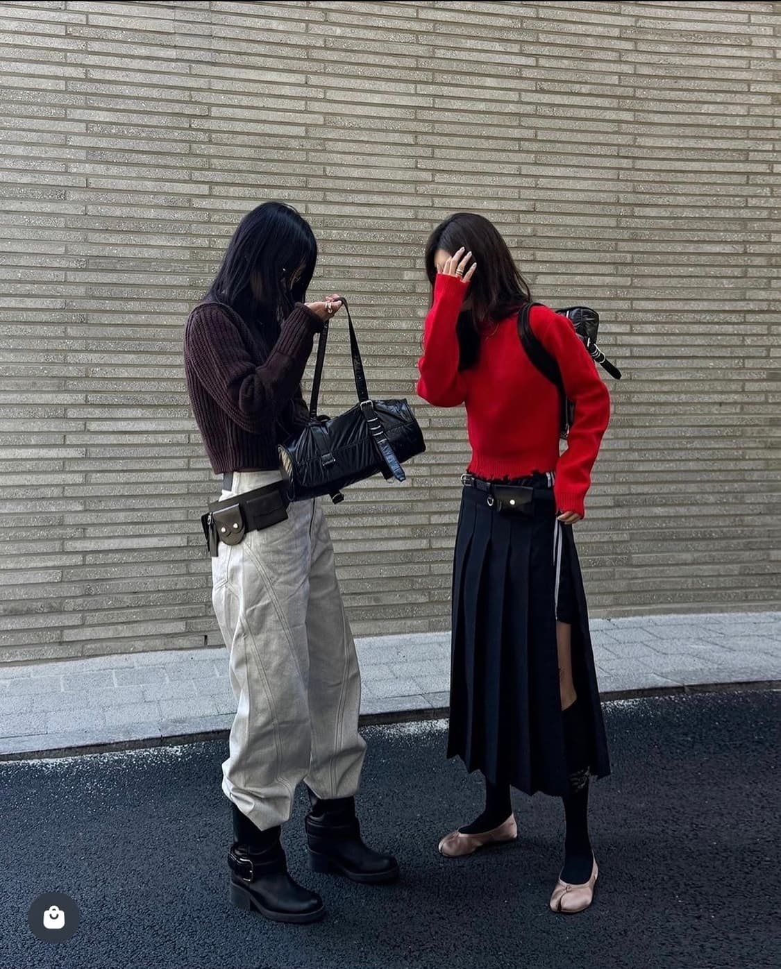 LCDC. SIDE ZIPS PLEATED MIDI SKIRT XS 상품이미지1