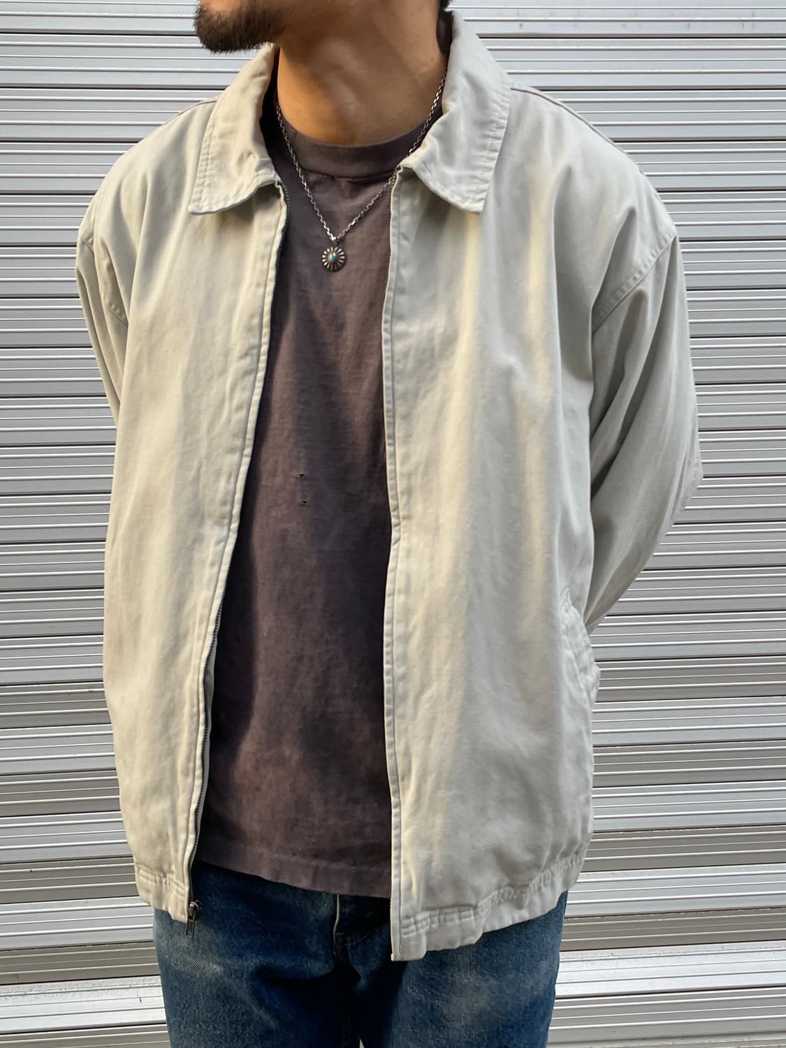 00s Old GAP Beige Cotton Swing Top 상품이미지1