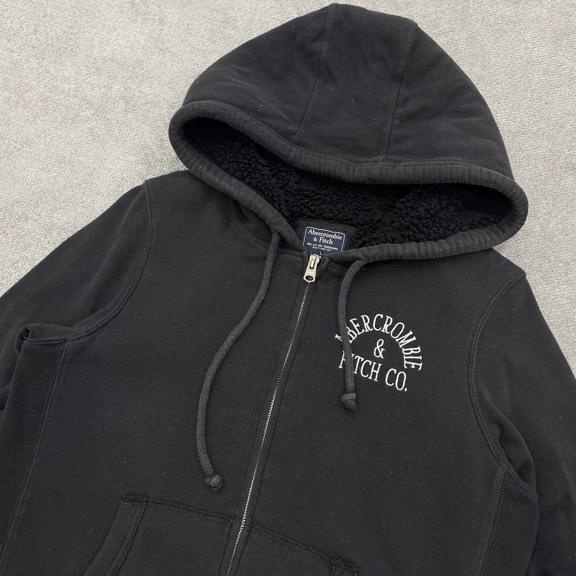 L 아베크롬비 울프죠 후드집업 상품이미지2