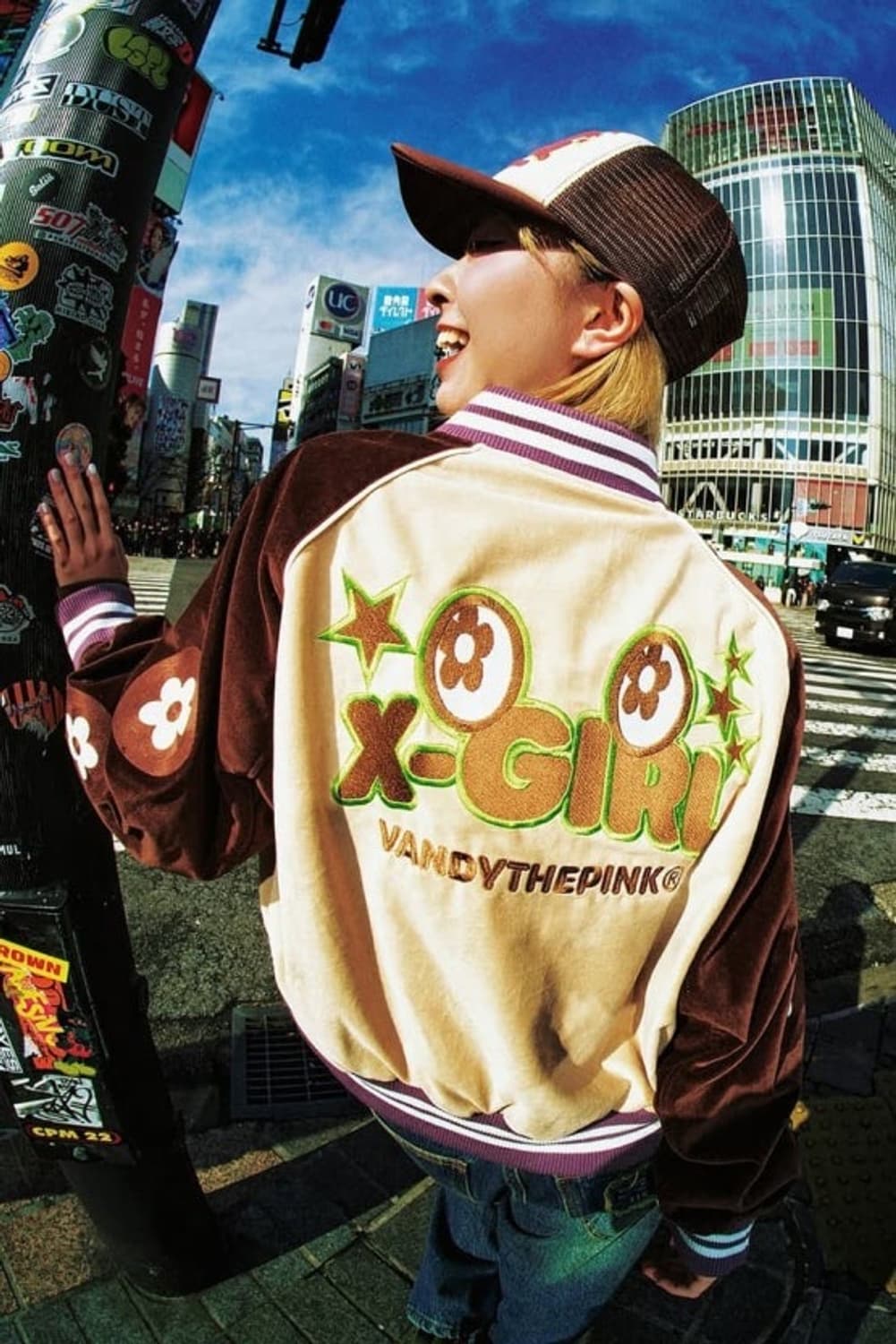 반디 더 핑크 x 엑스걸 리버시블 스카잔 상품이미지1