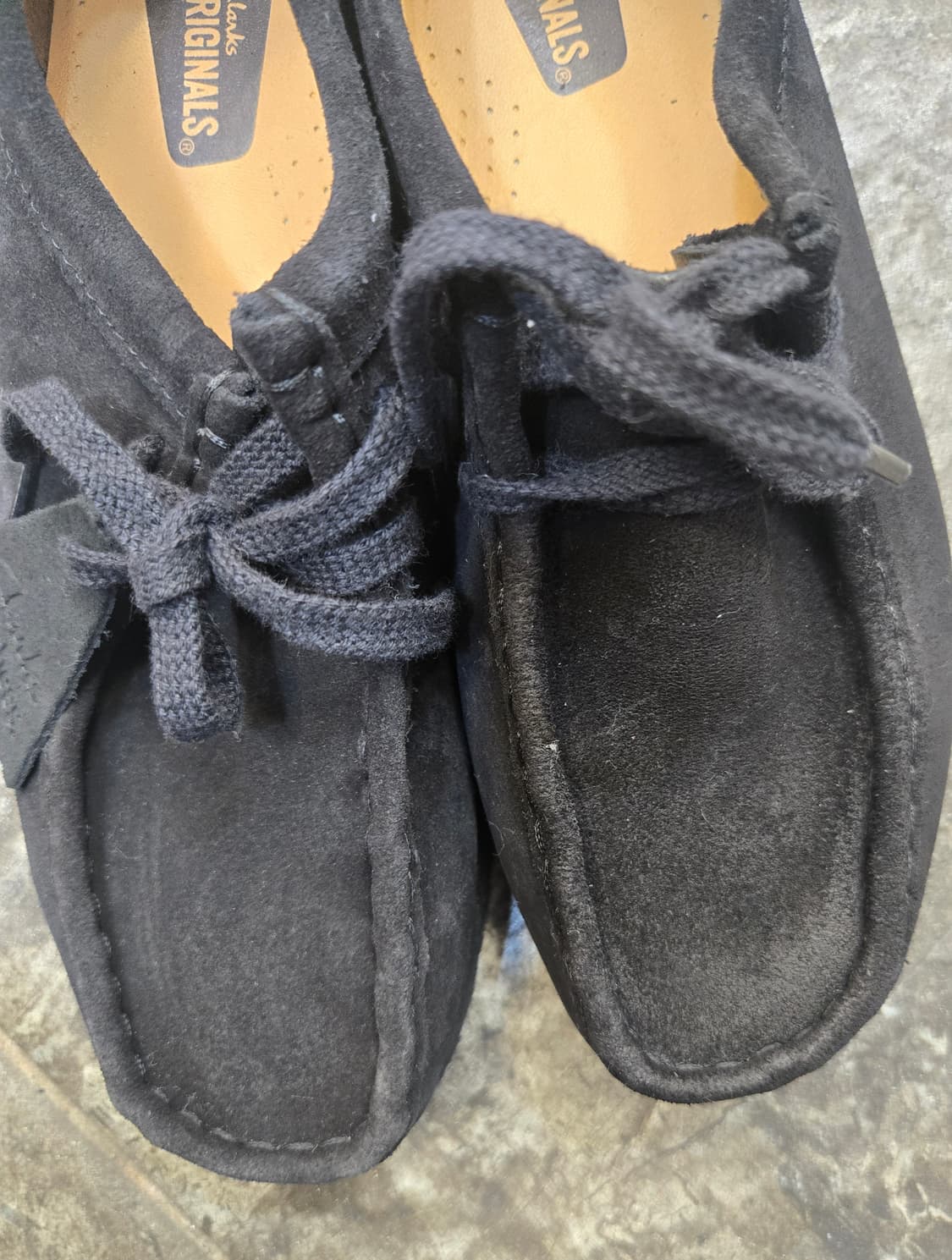 클락스 오리지널 블랙 스웨이드 로퍼 상품이미지2