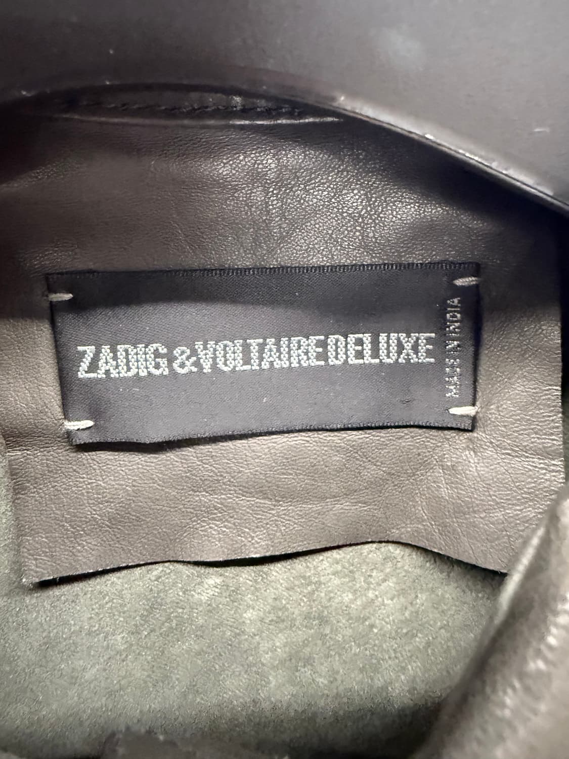 Zadig & Voltaire Thelma Cuir 가죽 셔츠 M 상품이미지3