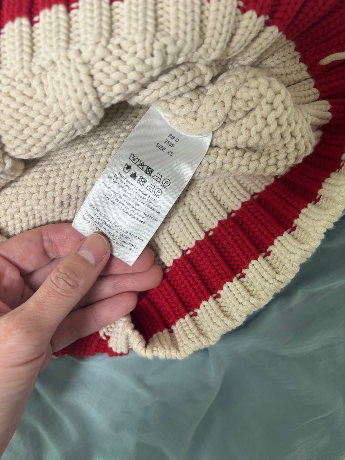 가니 니트조끼 xs 상품이미지5