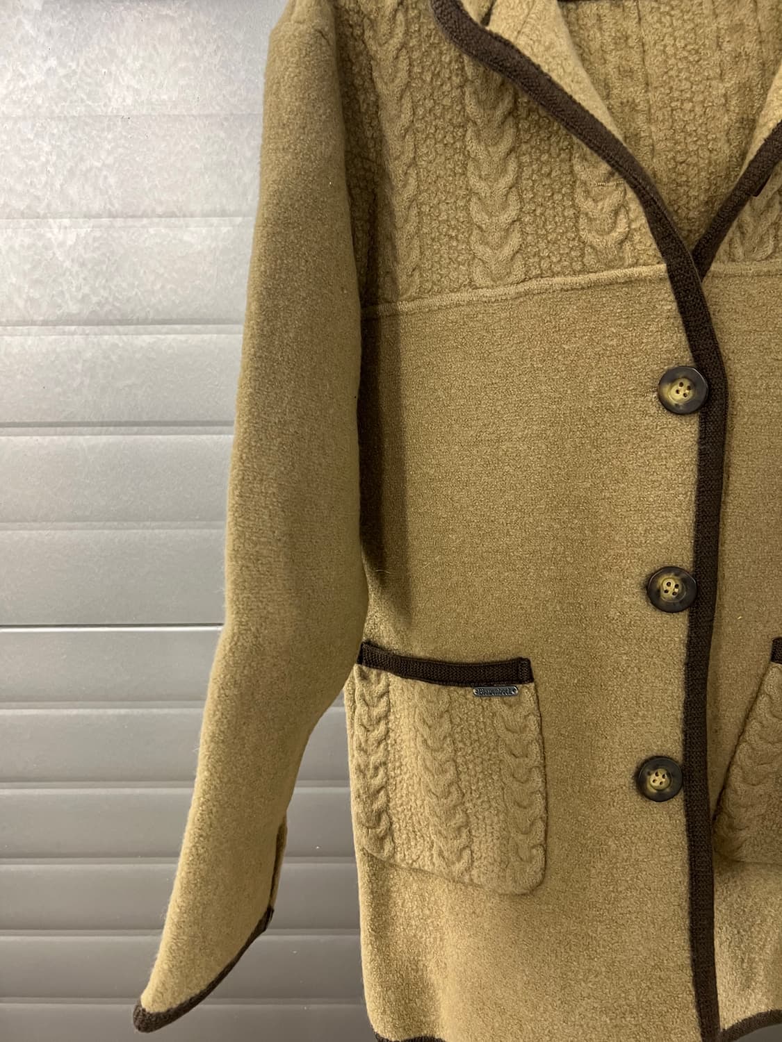 Blauenbock 이태리 울 후드 모직 코트 46 상품이미지3