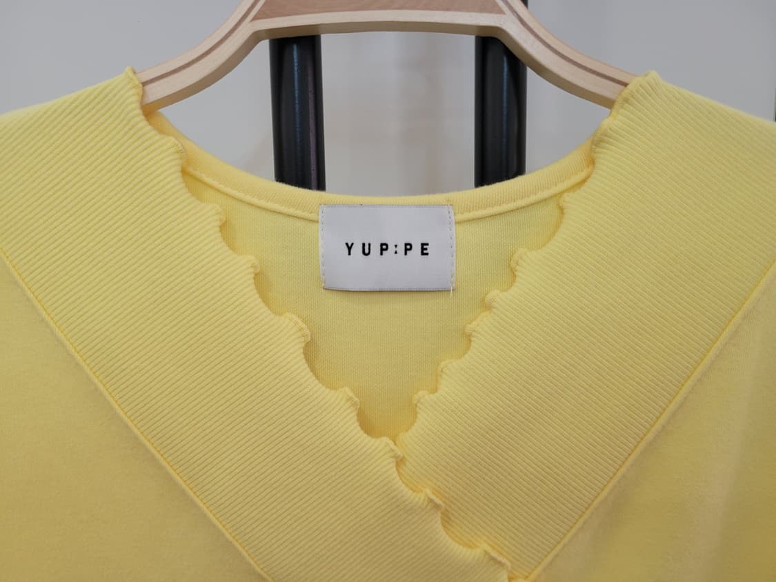 엽페 YUPPE 셔링 크로스 티셔츠 55~66 상품이미지3
