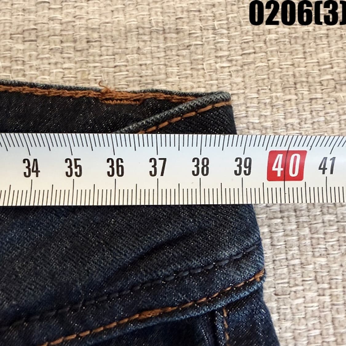 [76] 스트레이트핏 워싱 진청 데님 청바지 0206(3) 상품이미지7