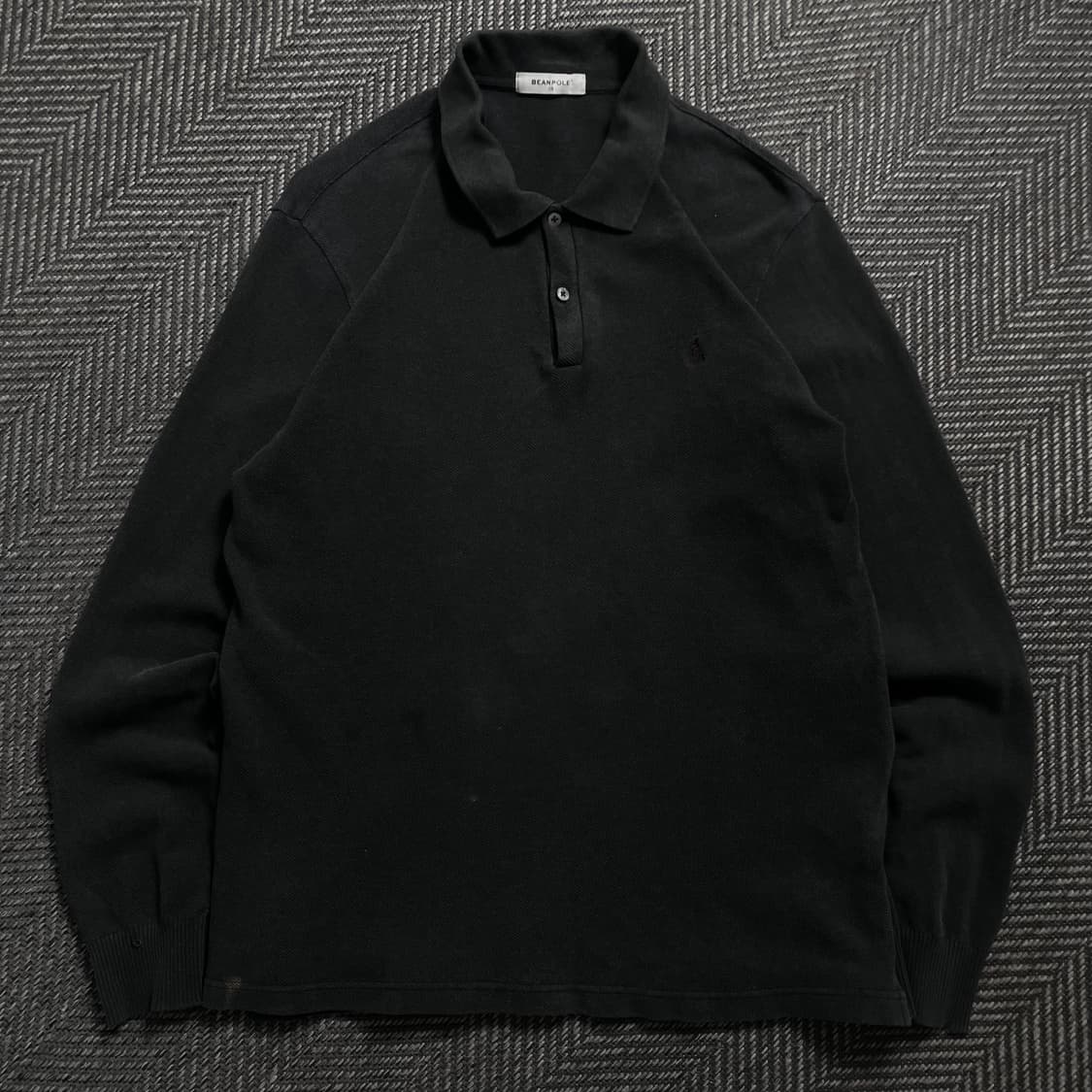 빈폴 자수 로고 그레이 박시핏 롱슬리브o 4681 상품이미지1