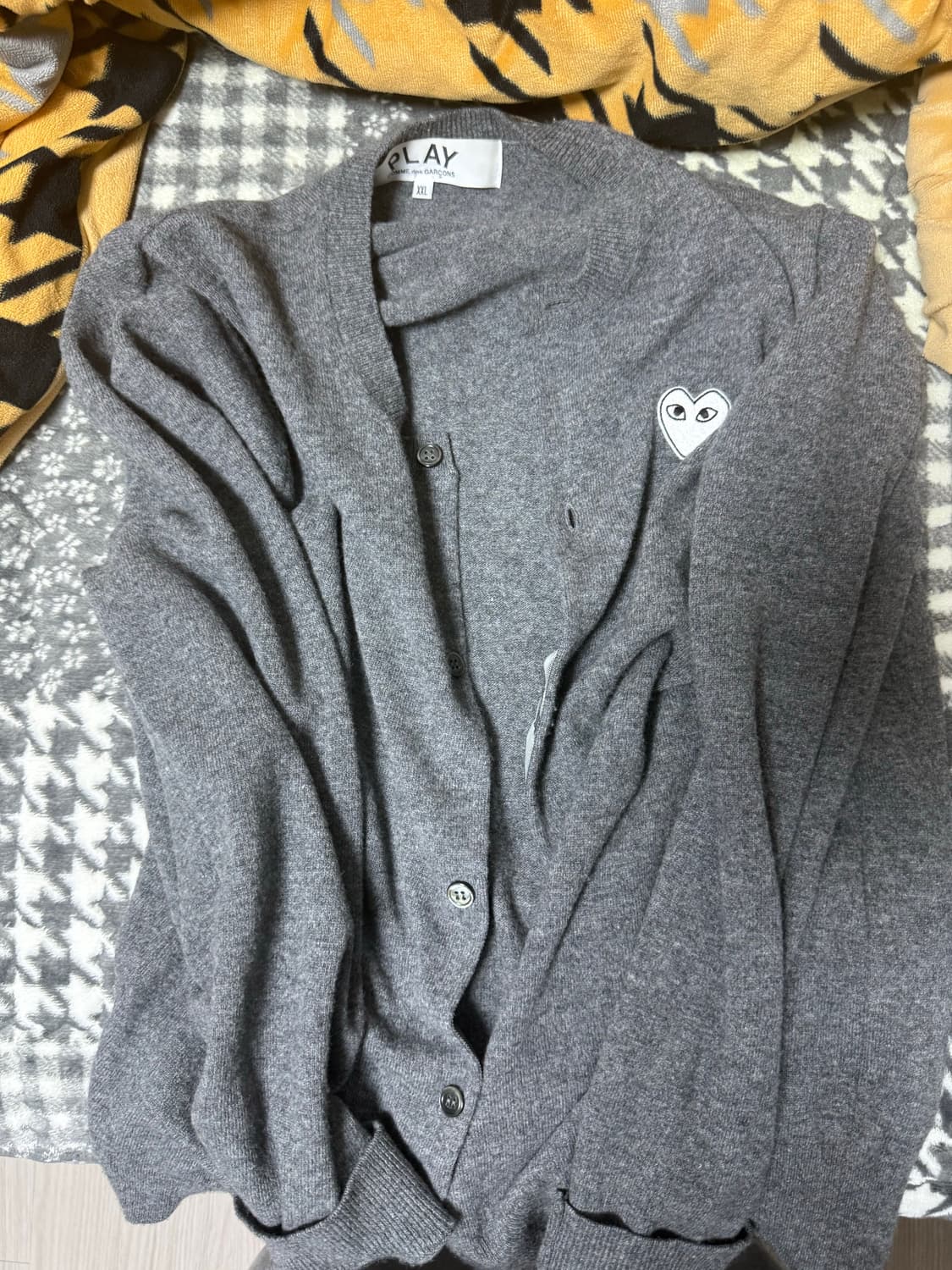꼼데 가디건 신형 XXL 상품이미지2