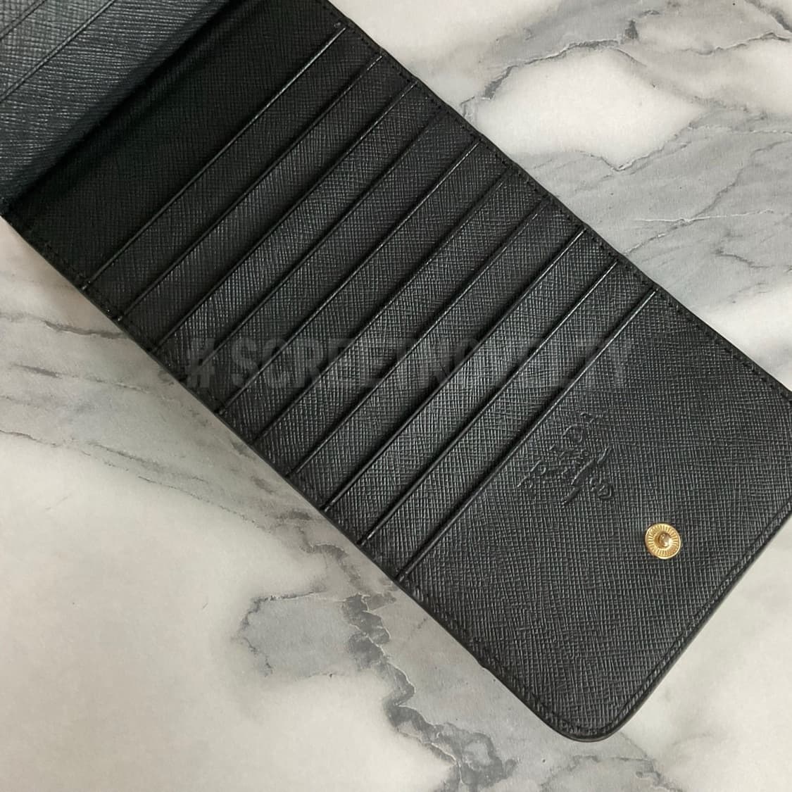 프라다 사피아노 카드지갑 동전지갑 블랙 풀박스 상품이미지7