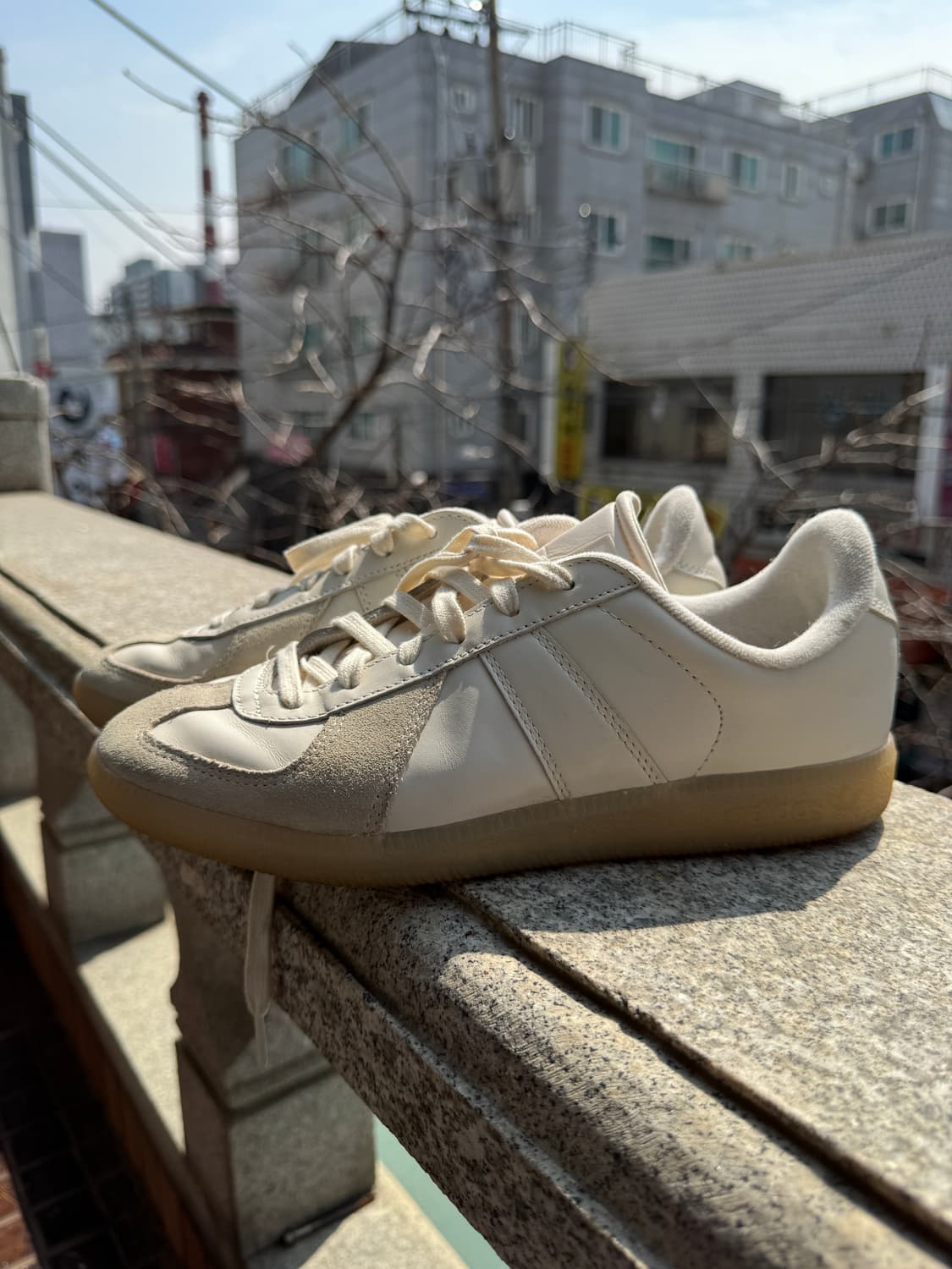 아디다스 독일군 스니커즈 아이보리 240mm 상품이미지1