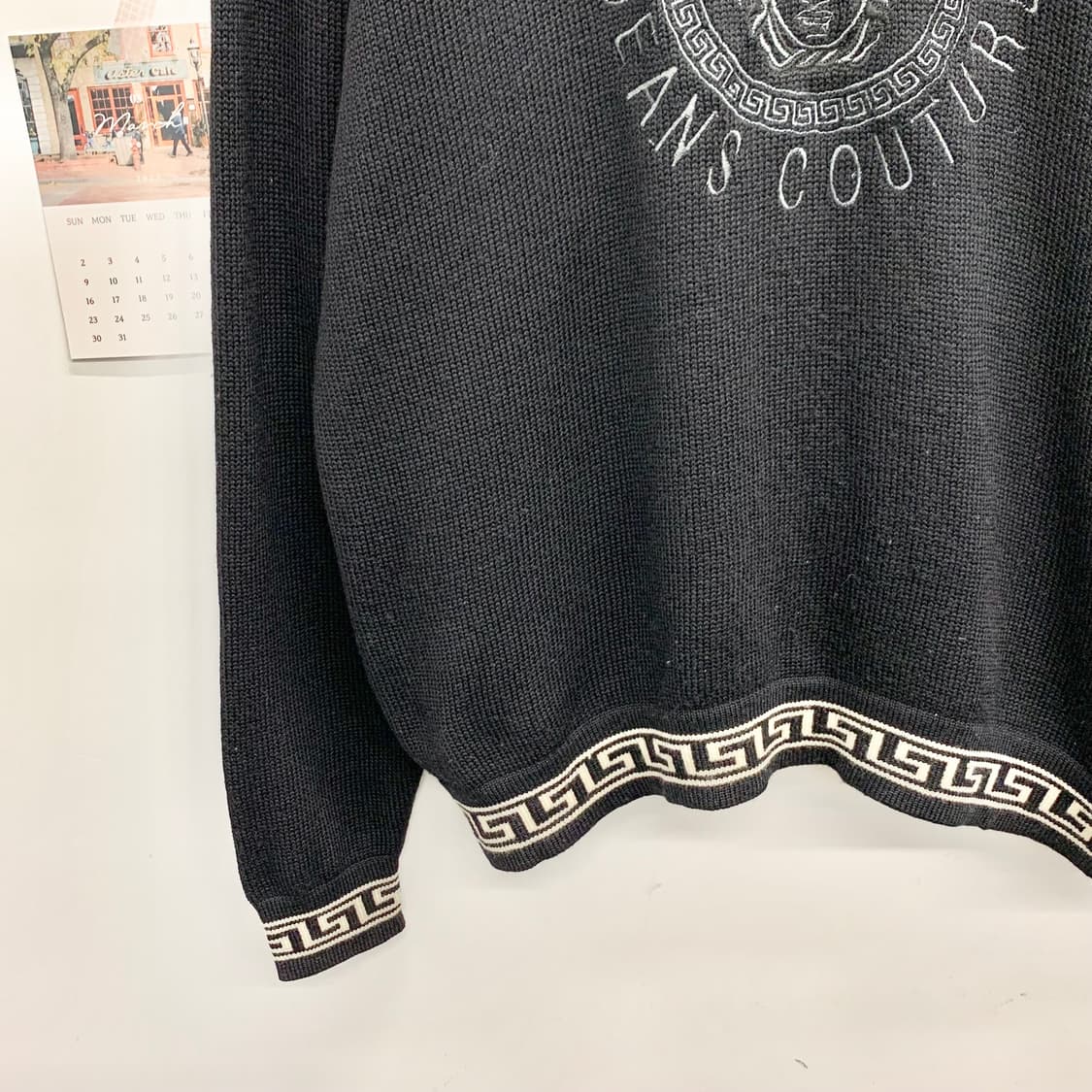 90's 베르사체 진스 꾸띄르 메두사 니트  상품이미지4