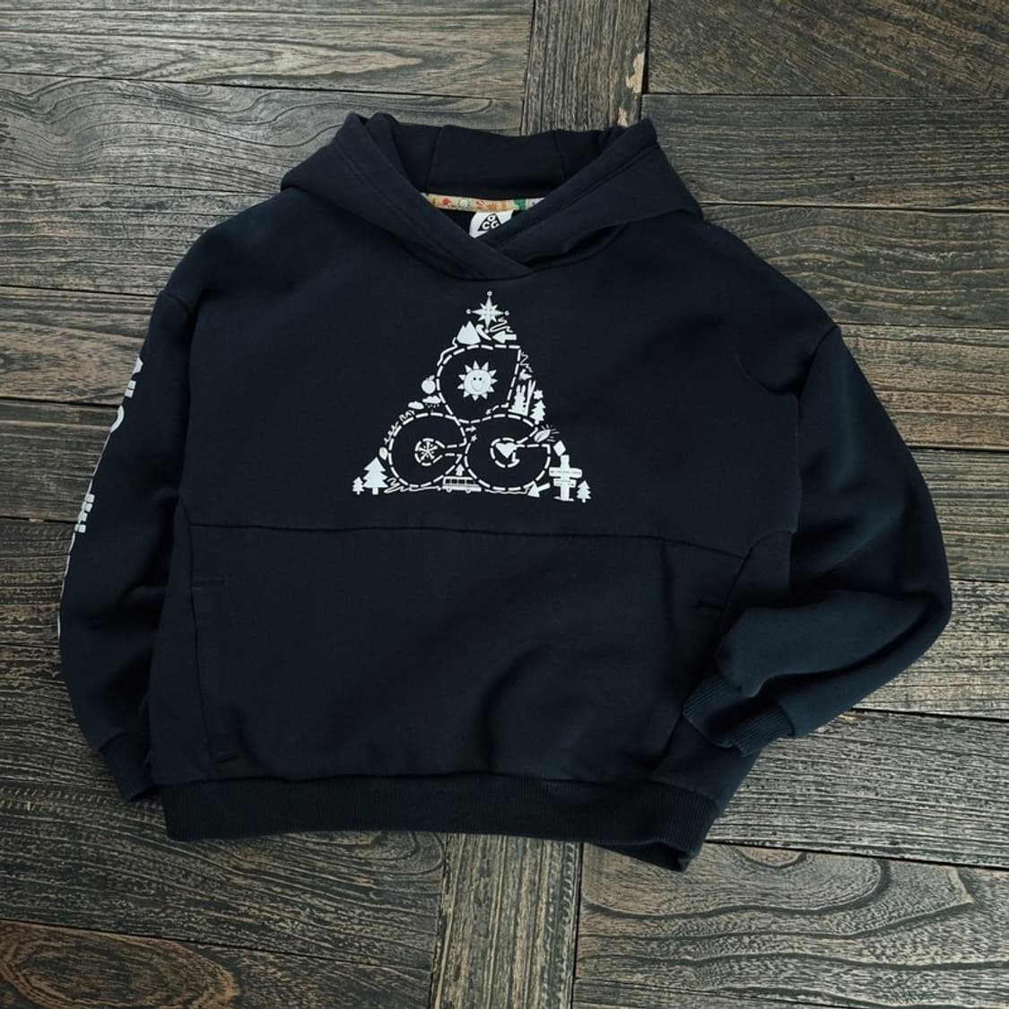 [나이키 ACG] 빅로고 오버핏 후드티 블랙 M18937 상품이미지1